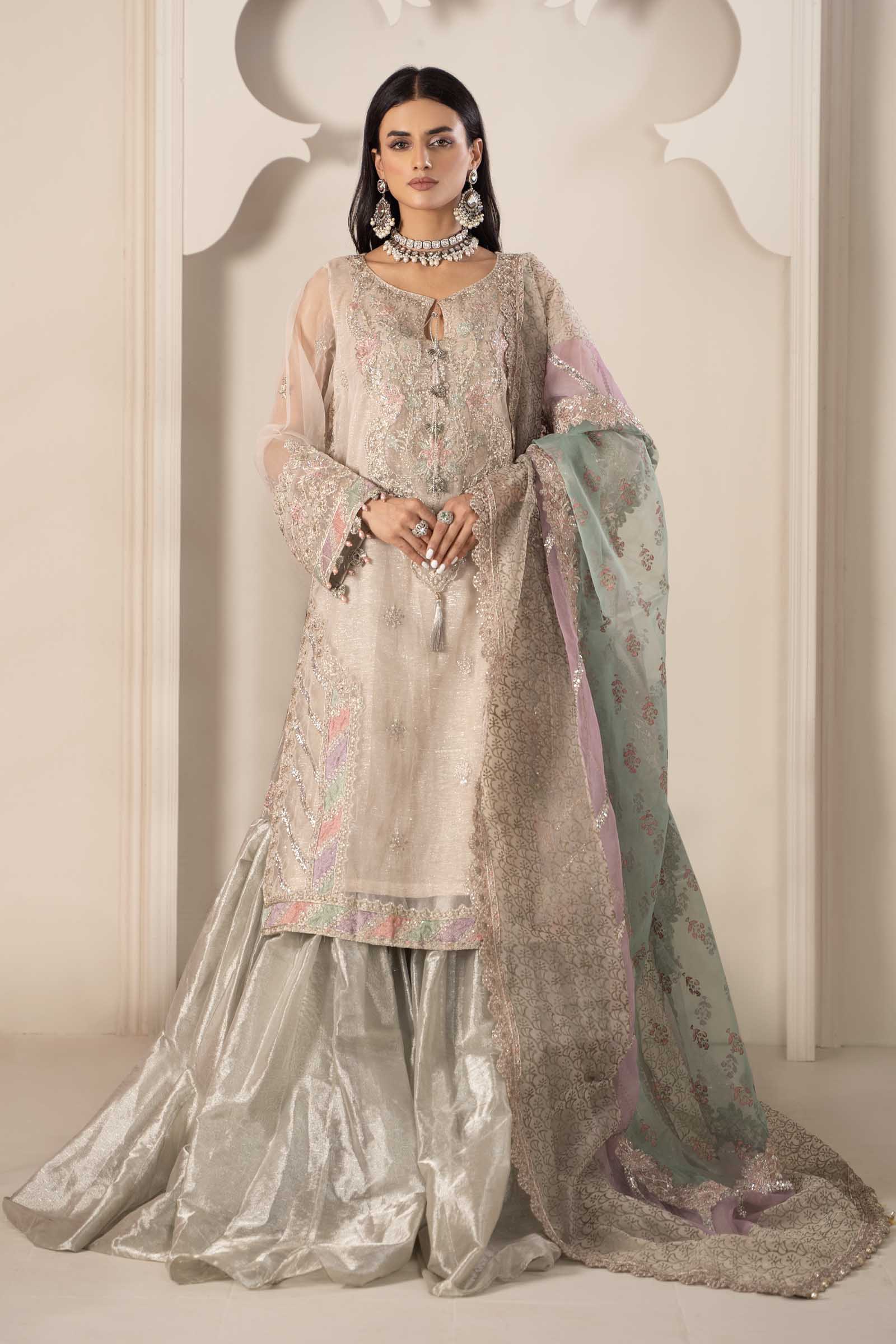 Off on sale white gharara