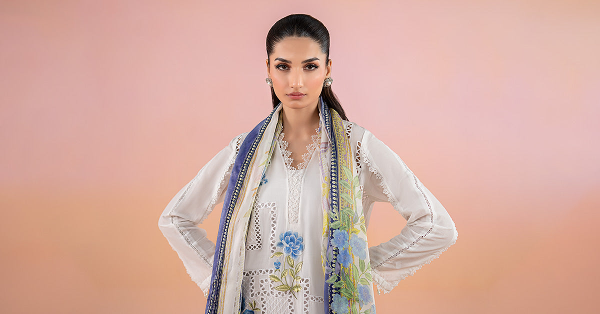 3 Piece Printed Lawn Suit | MPS-2501-A