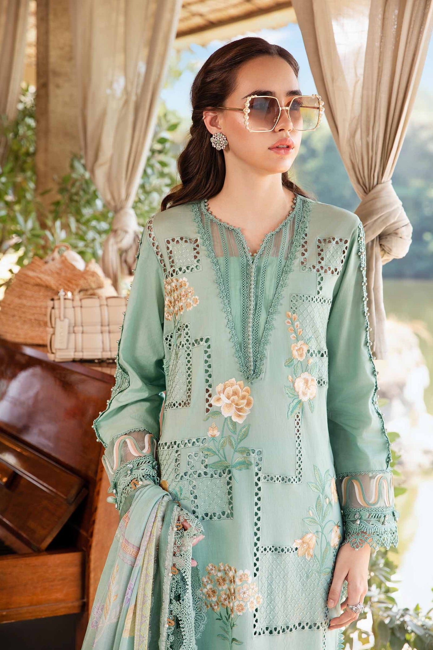 3 Piece Unstitched Printed Lawn Suit | MPT-2501-B