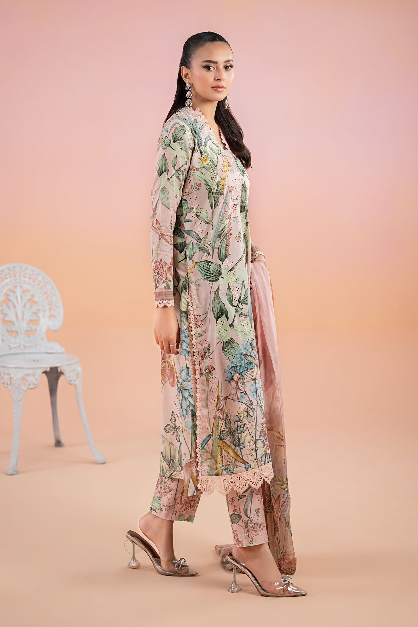 3 Piece Printed Lawn Suit | MPS-2502-A