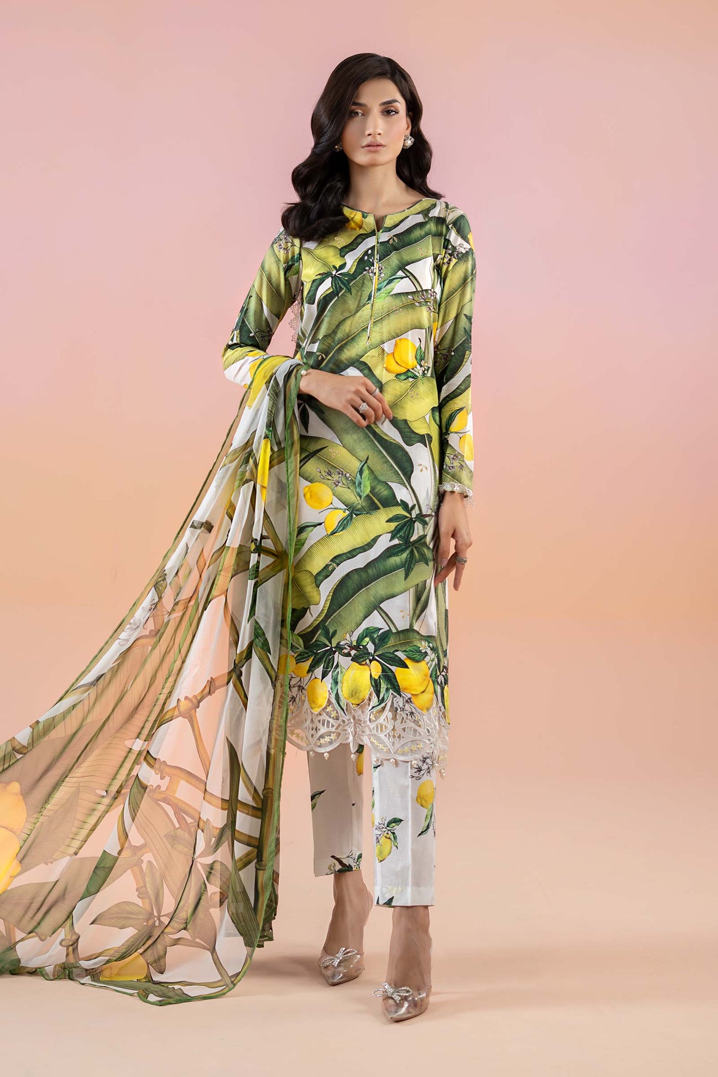 3 Piece Printed Lawn Suit | MPS-2503-A