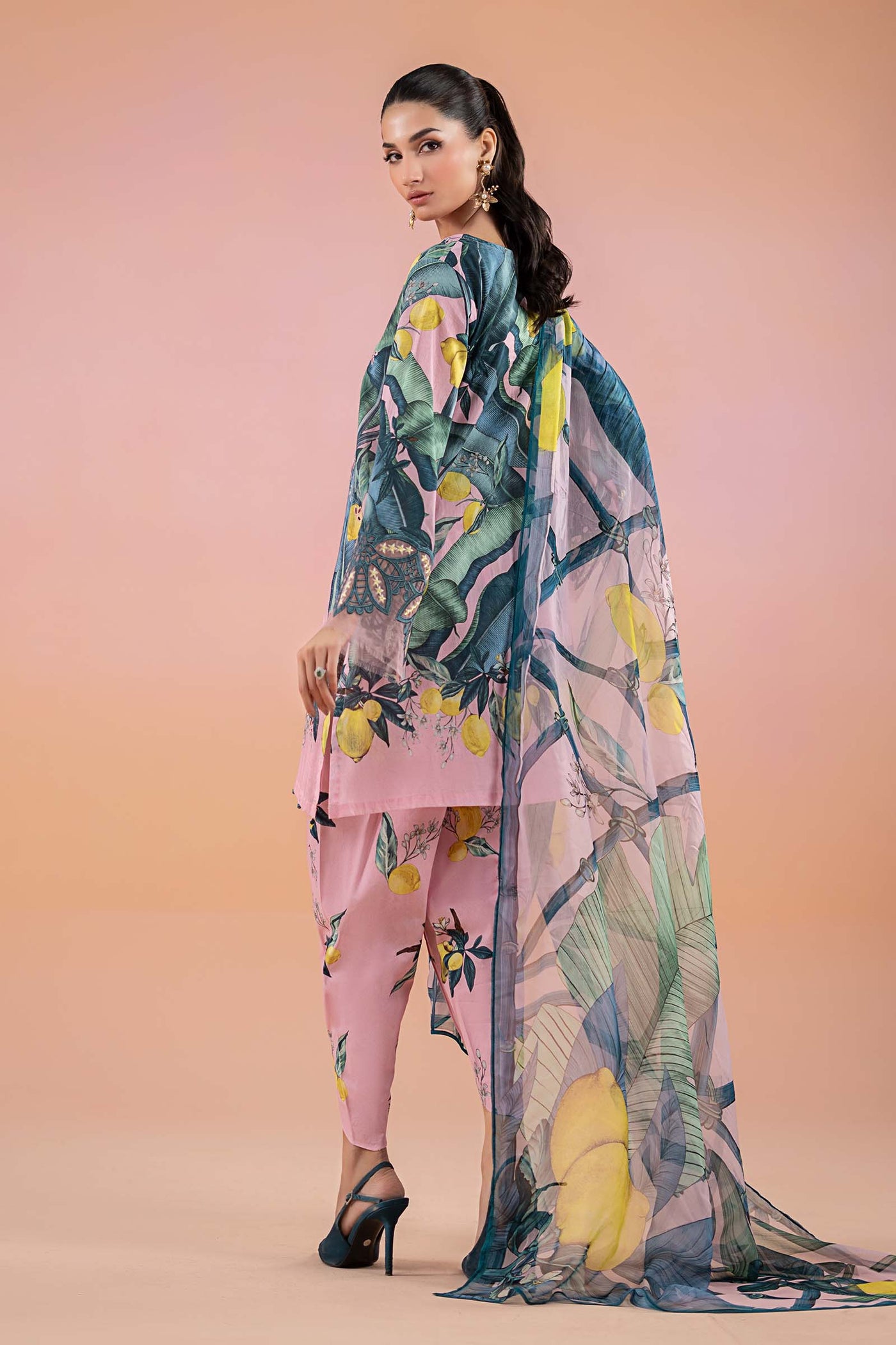 3 Piece Printed Lawn Suit | MPS-2503-B