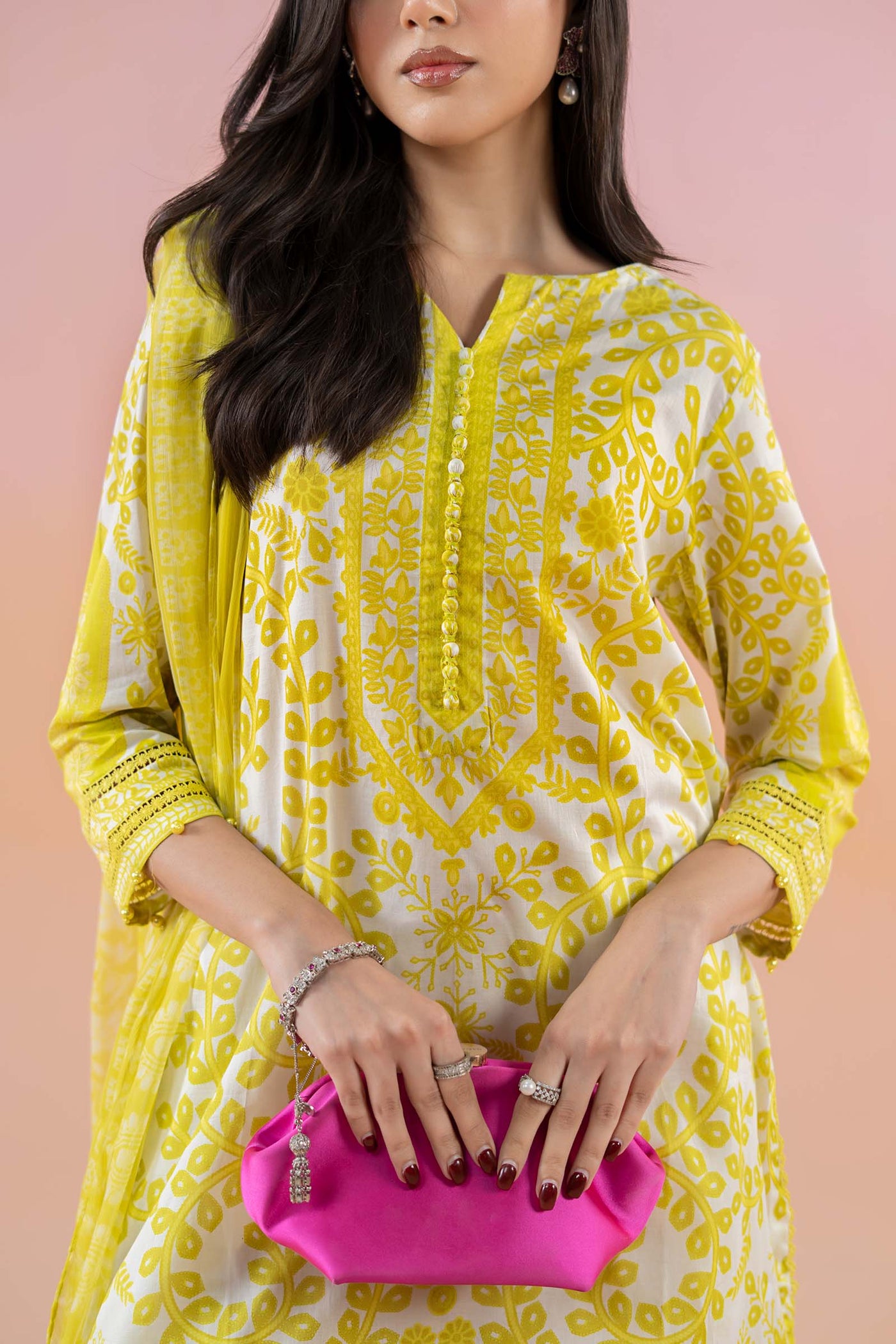 3 Piece Printed Lawn Suit | MPS-2504-A