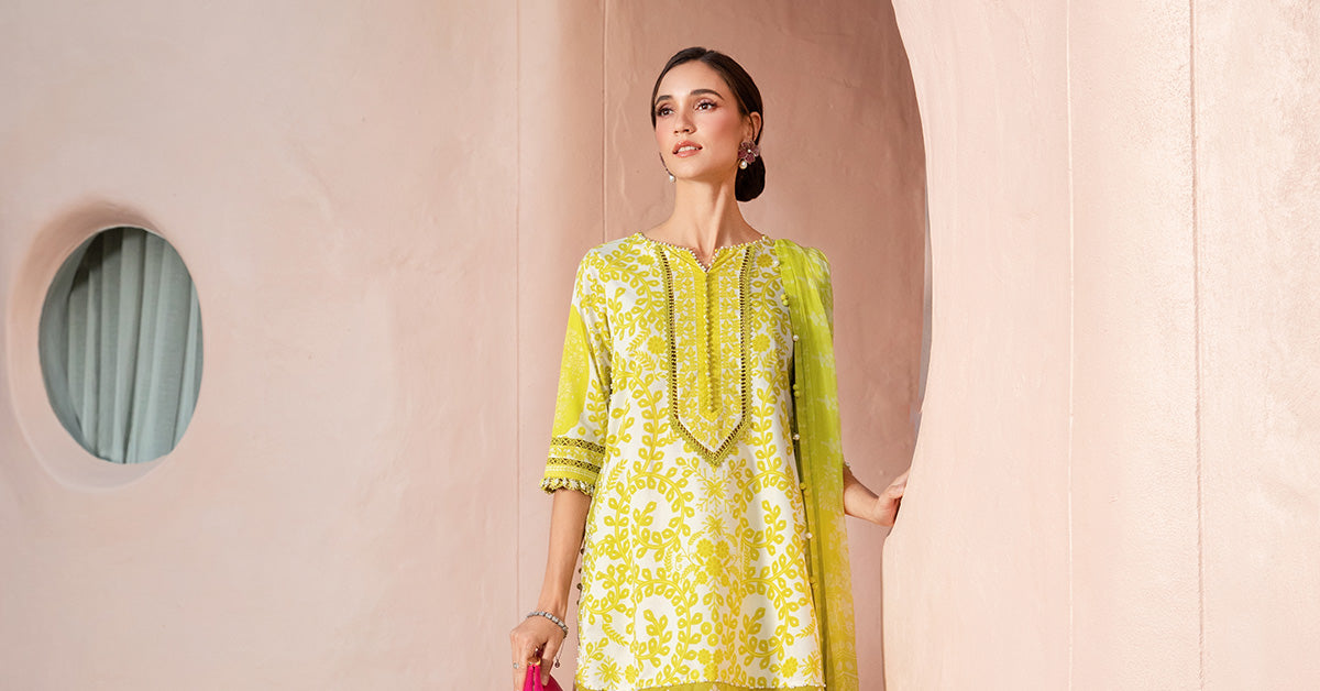 3 Piece Unstitched Printed Lawn Suit | MPT-2504-A