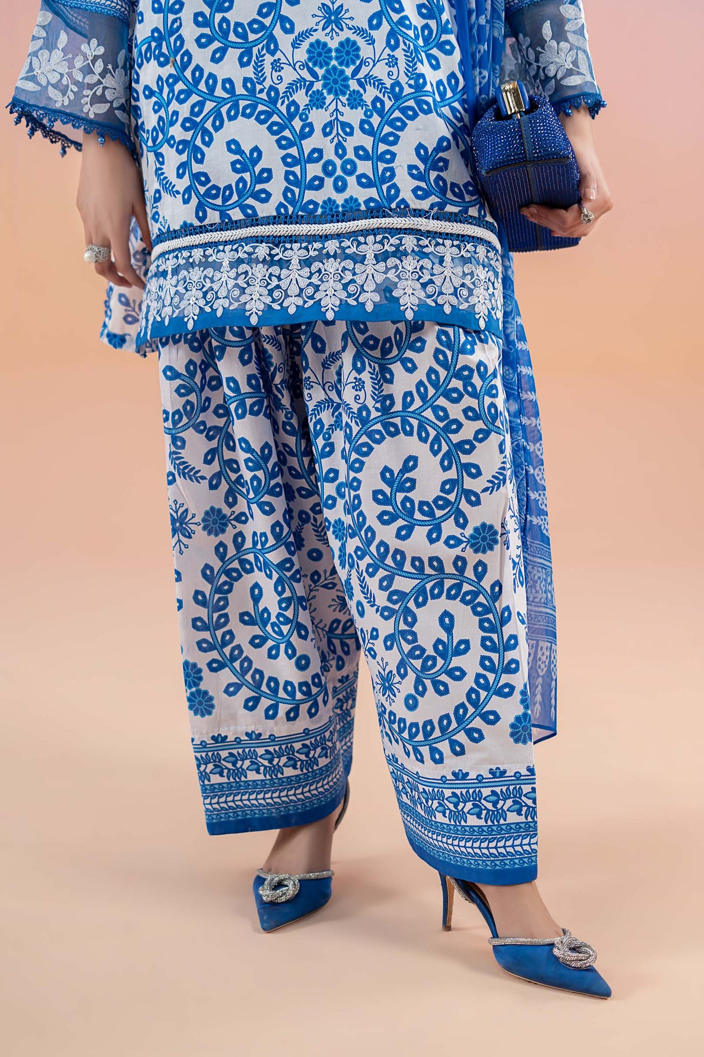 3 Piece Printed Lawn Suit | MPS-2504-B