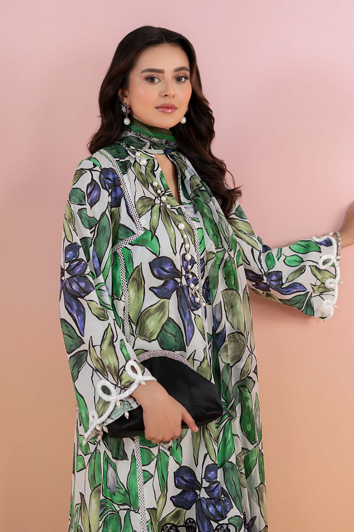 3 Piece Printed Lawn Suit | MPS-2505-A