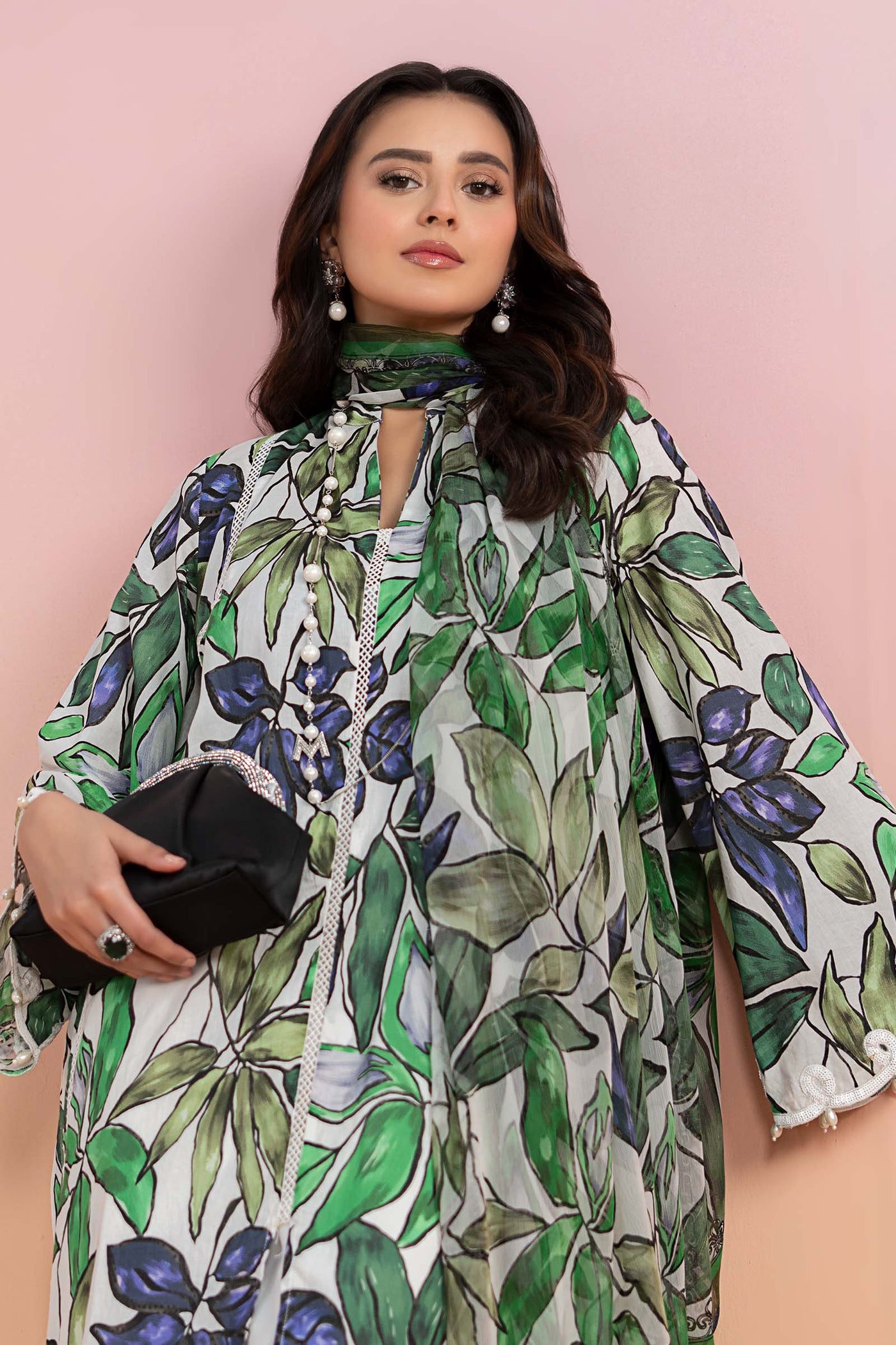 3 Piece Printed Lawn Suit | MPS-2505-A