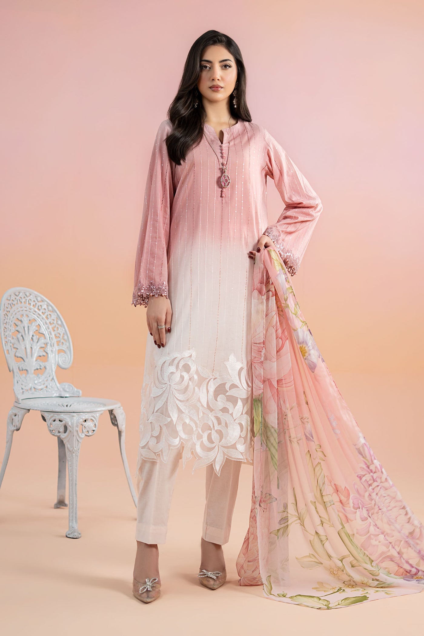 3 Piece Printed Lawn Suit | MPS-2506-A