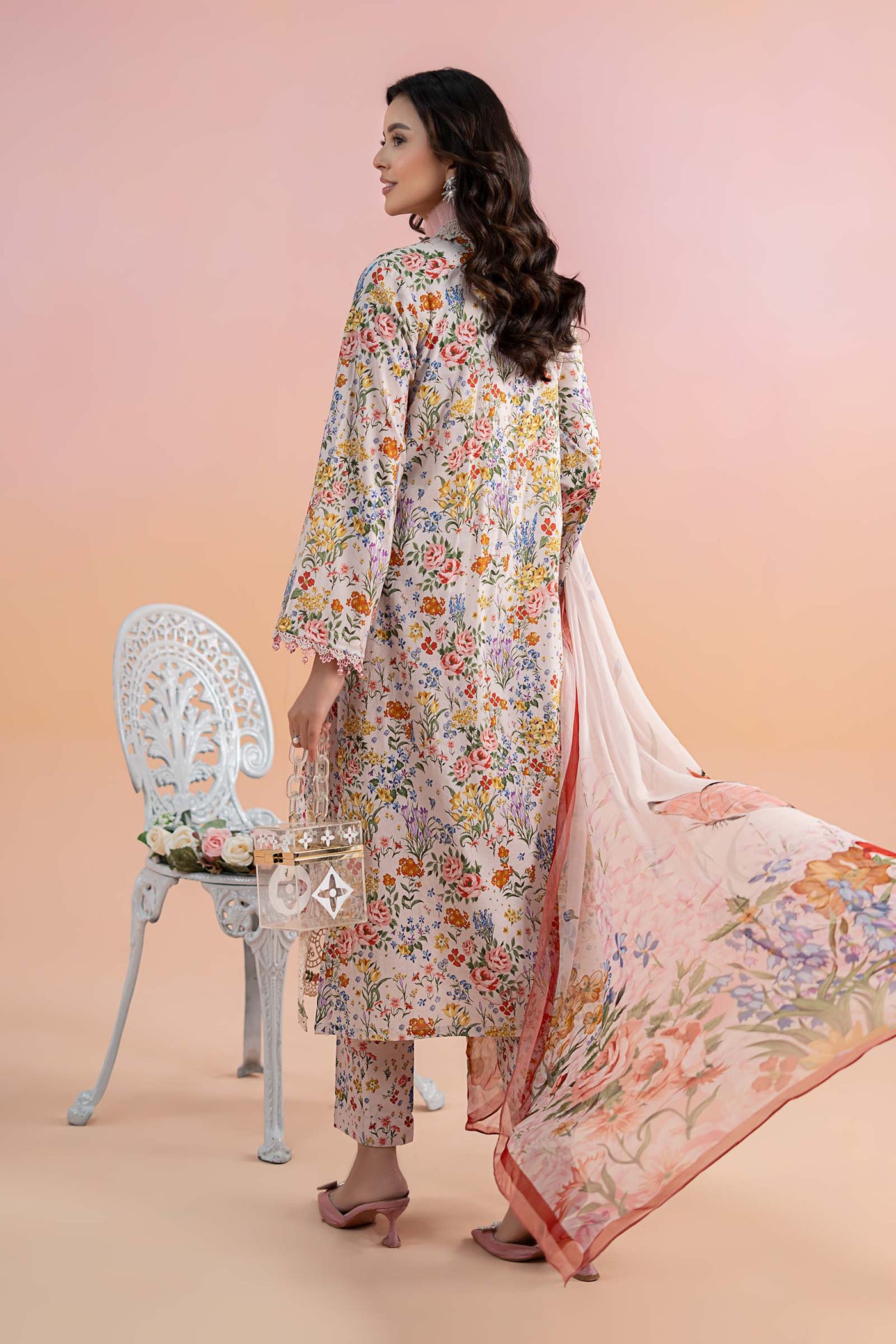 3 Piece Printed Lawn Suit | MPS-2507-A