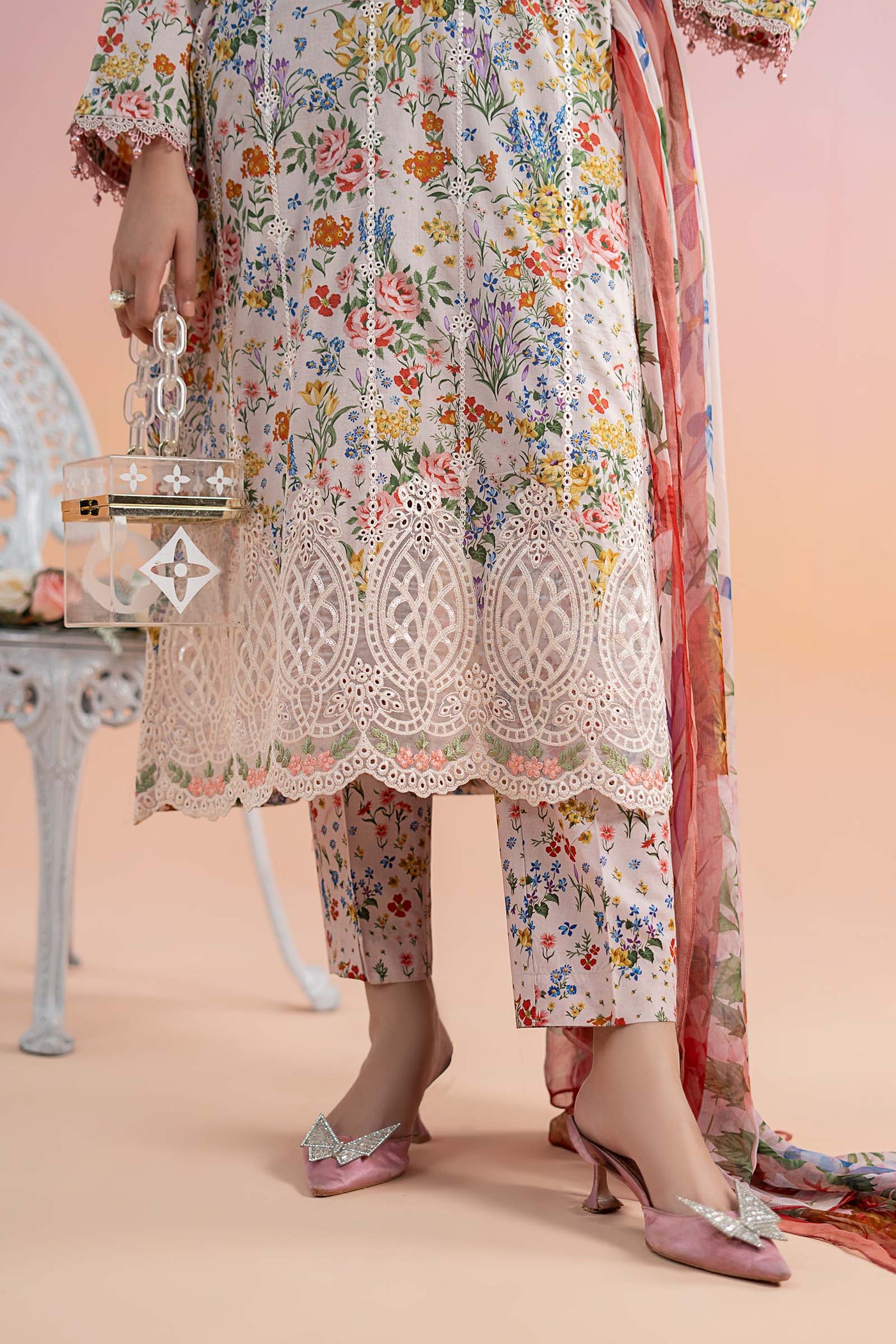 3 Piece Printed Lawn Suit | MPS-2507-A