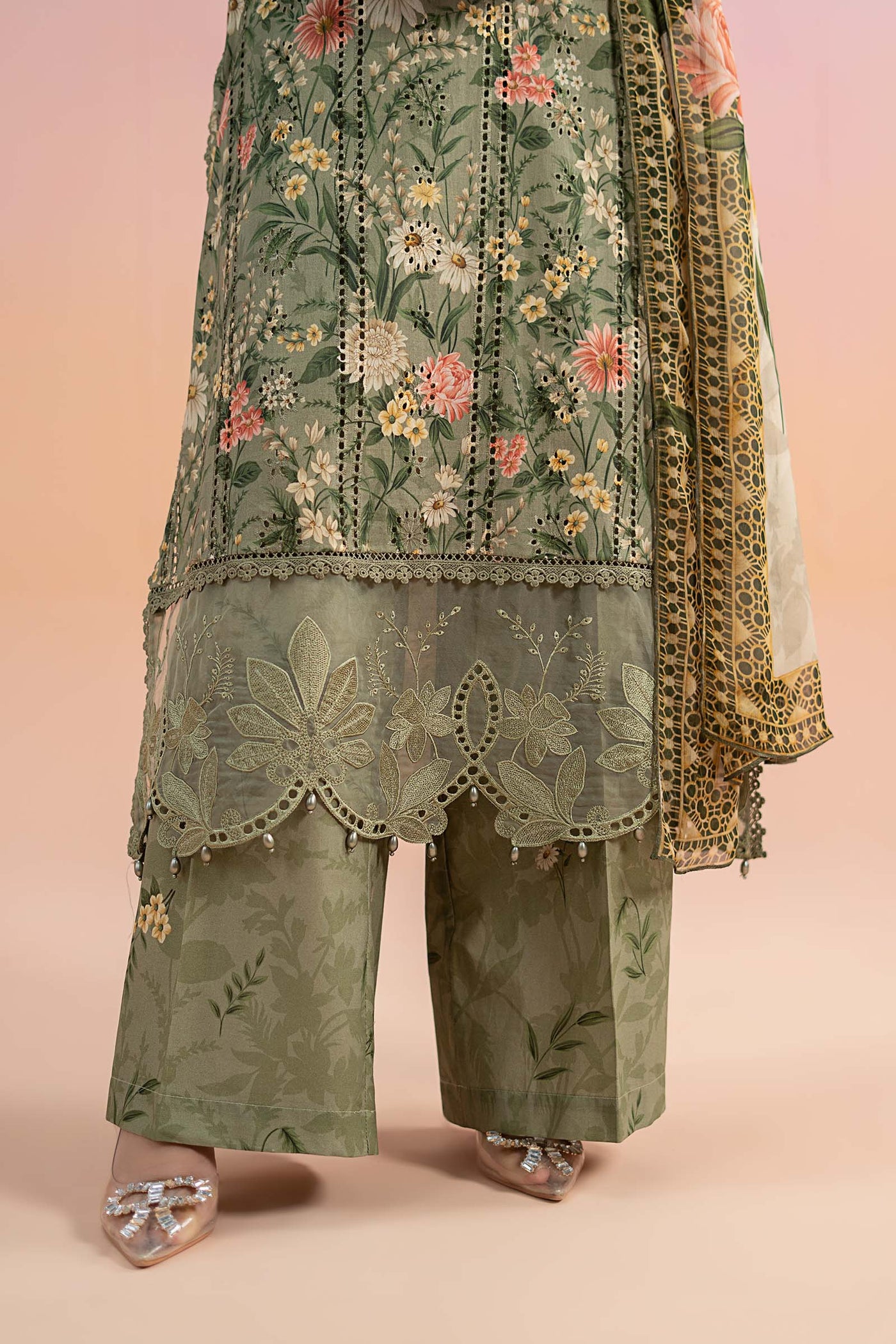 3 Piece Printed Lawn Suit | MPS-2508-B