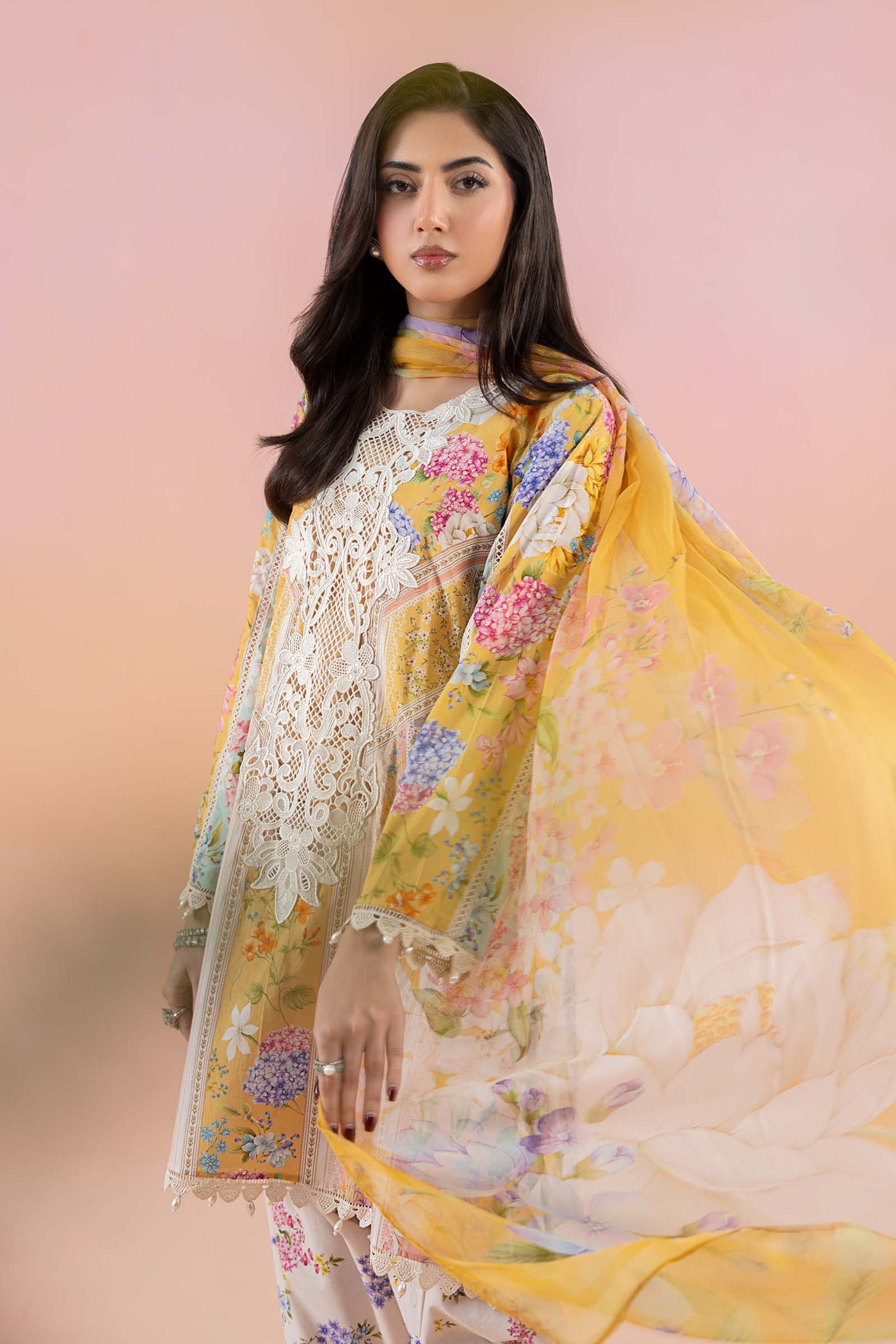 3 Piece Printed Lawn Suit | MPS-2509-A