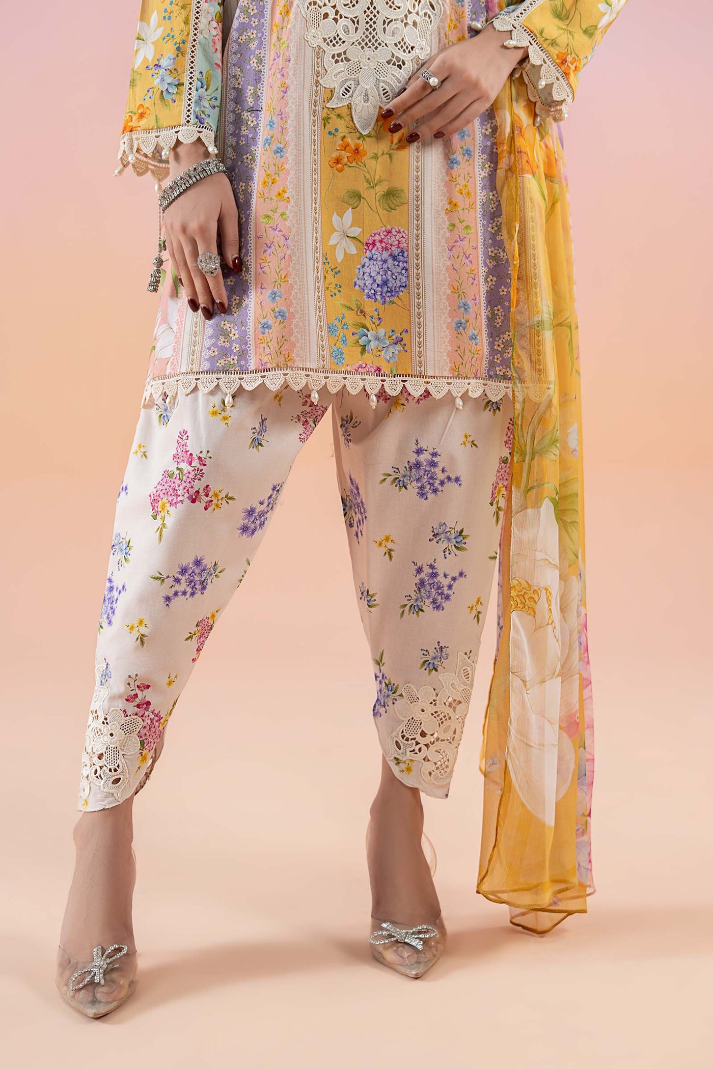 3 Piece Printed Lawn Suit | MPS-2509-A