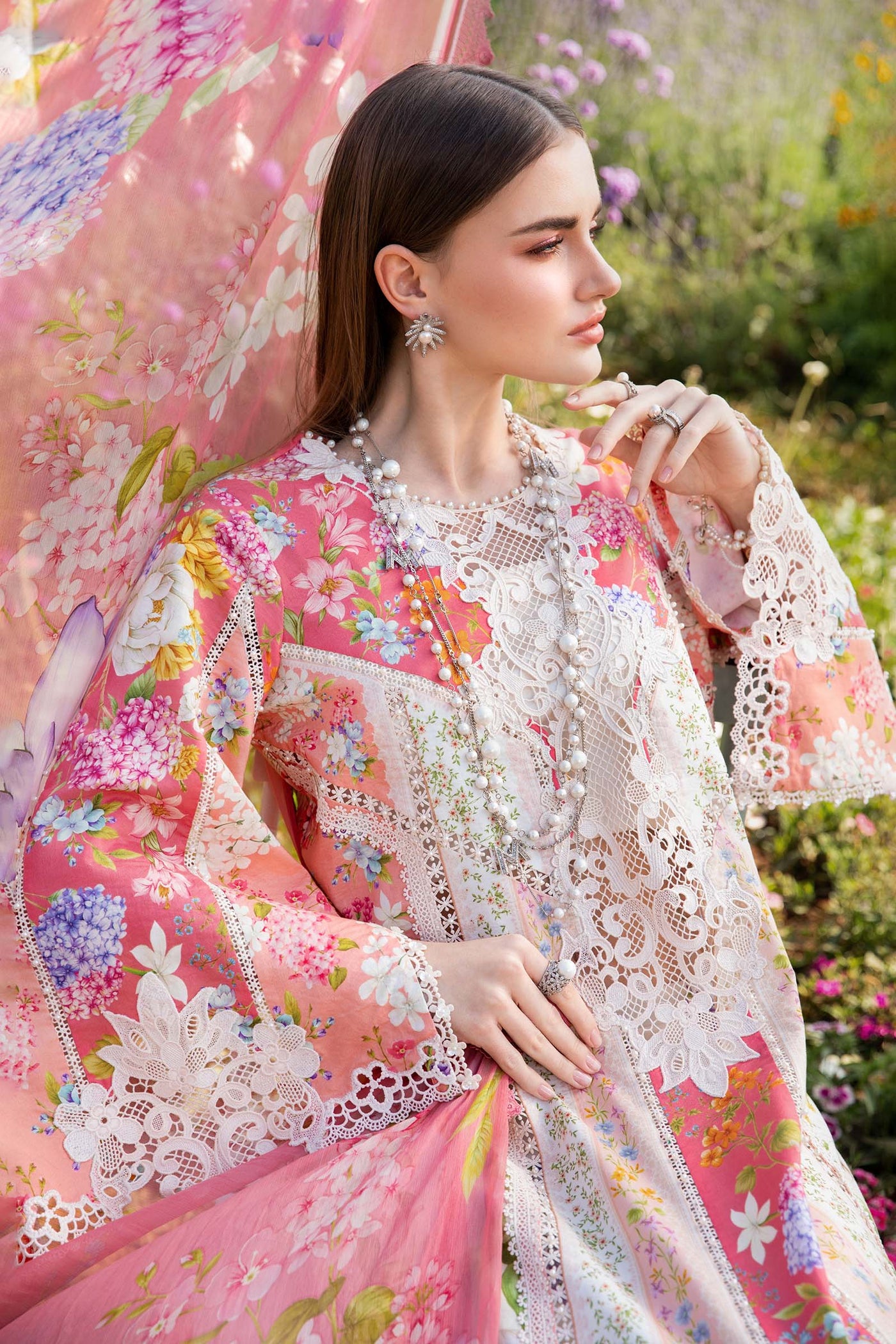 3 Piece Unstitched Printed Lawn Suit | MPT-2509-B