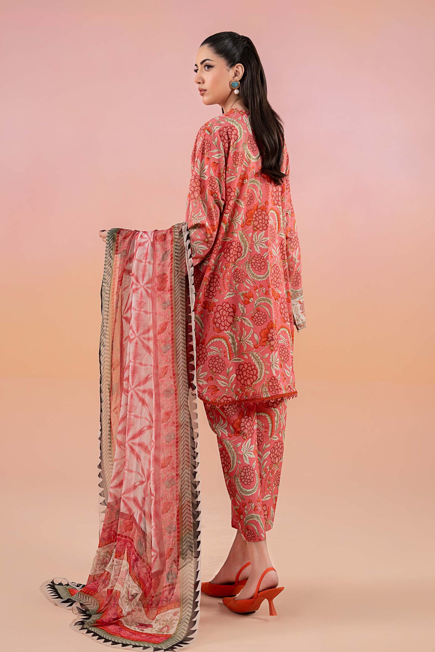 3 Piece Printed Lawn Suit | MPS-2513-A