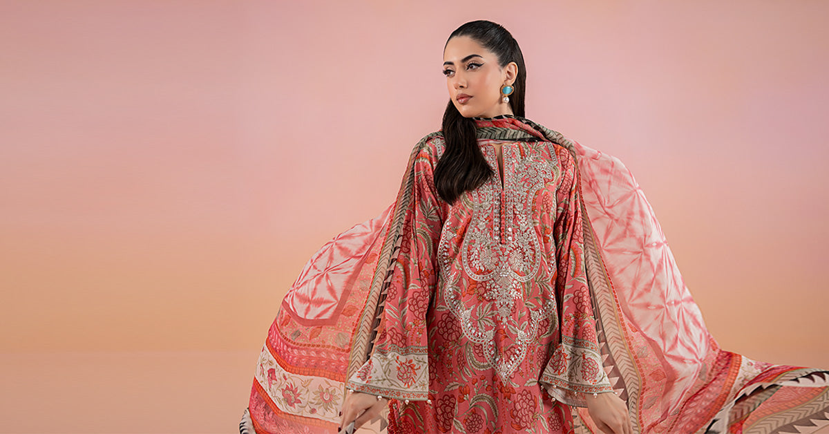 3 Piece Printed Lawn Suit | MPS-2513-A