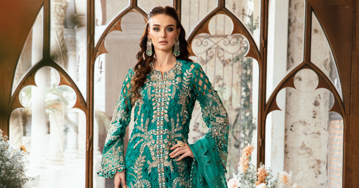 3 Piece Unstitched Embroidered Suit | BD-2806