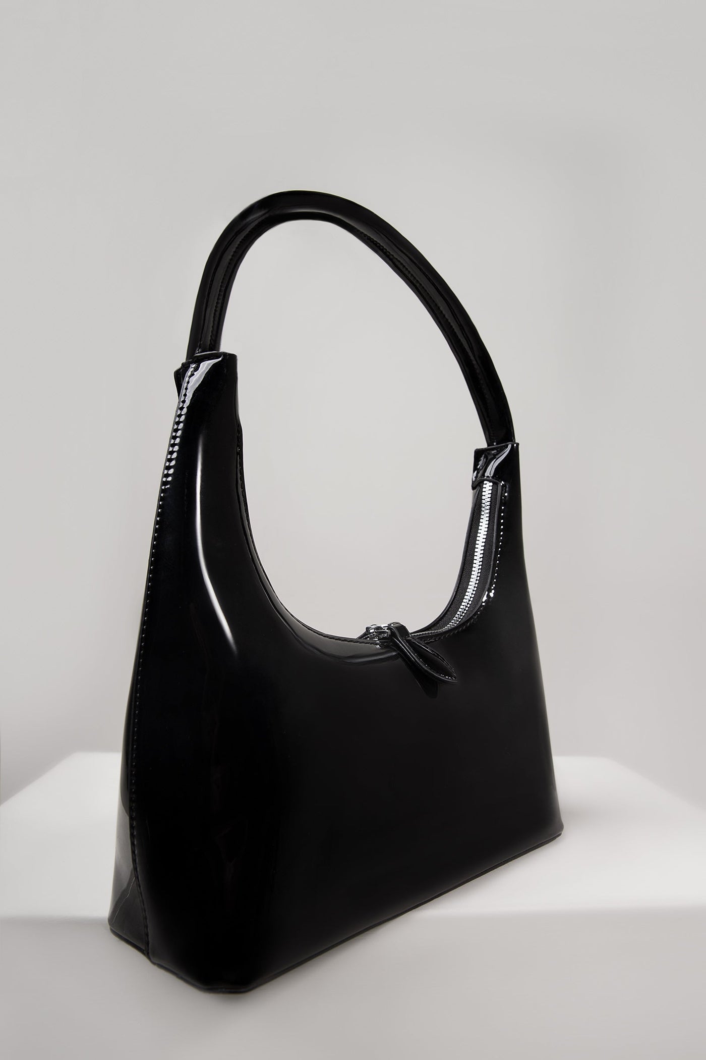 Patent Hobo Bag | ABG-S25-8B