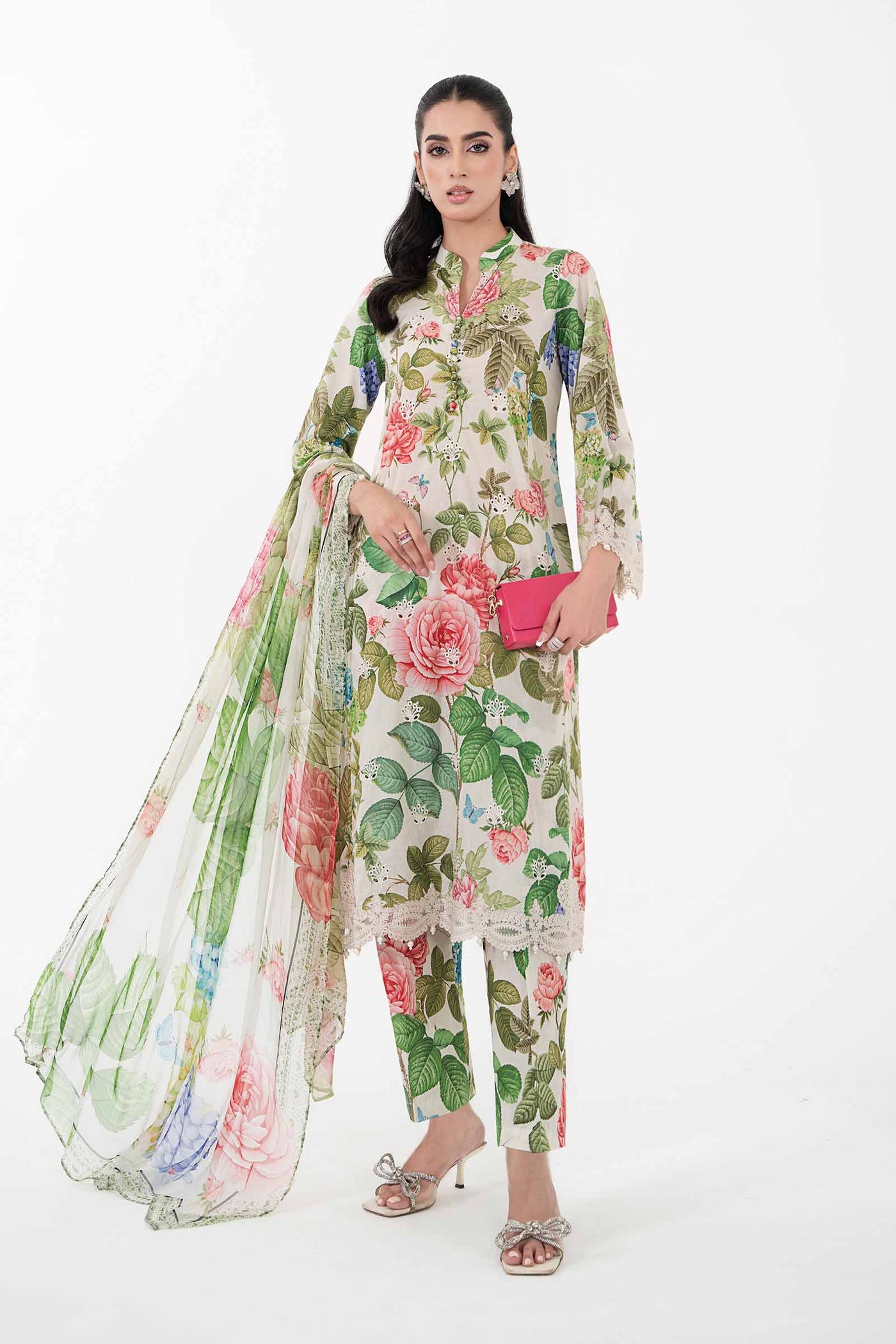 3 Piece Printed Lawn Suit | MPS-2210-A