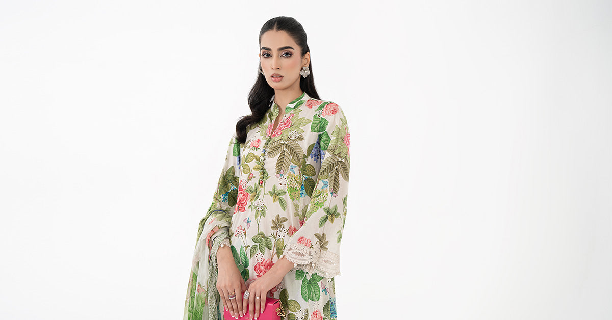 3 Piece Printed Lawn Suit | MPS-2210-A