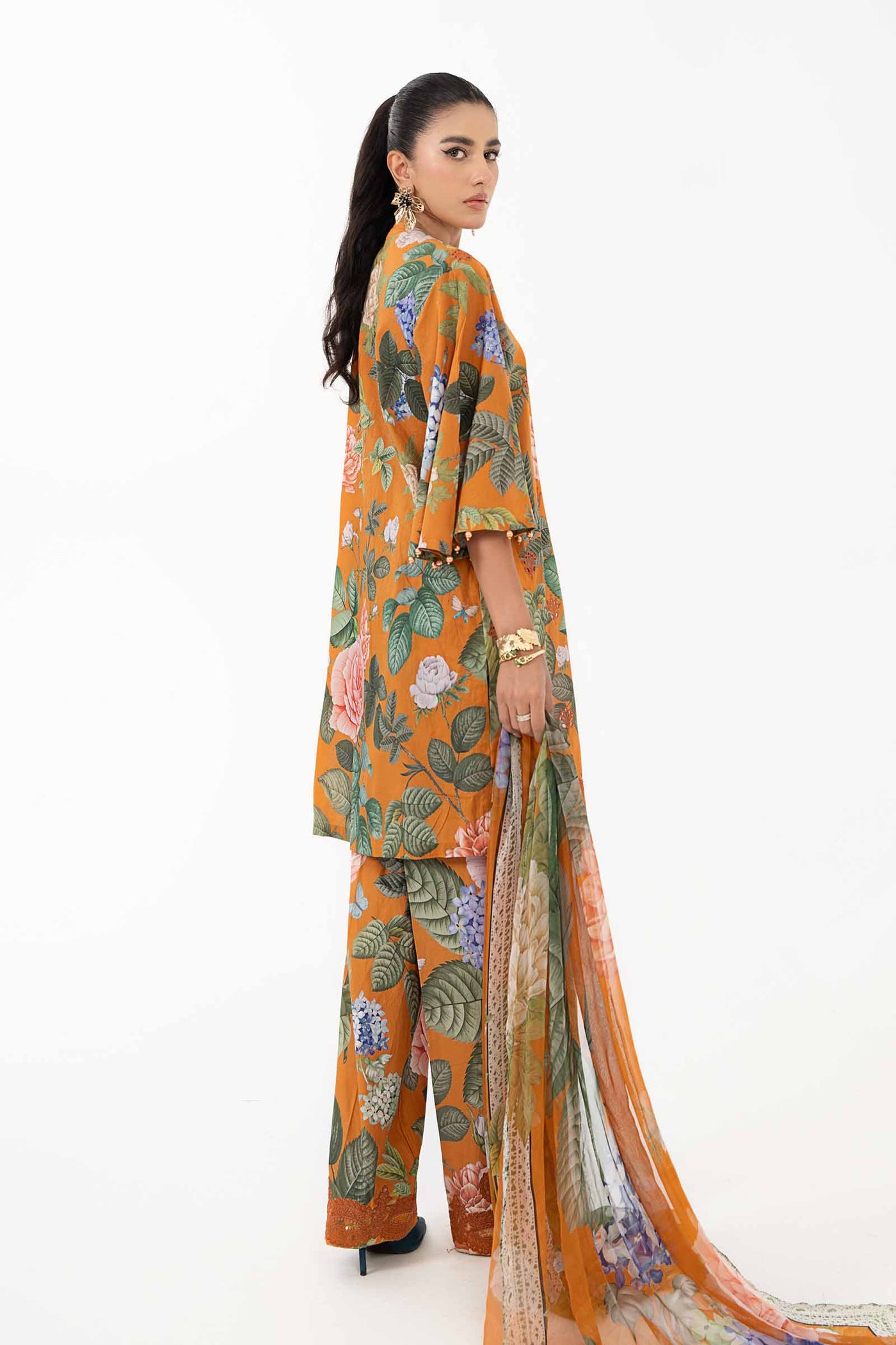 3 Piece Printed Lawn Suit | MPS-2210-B