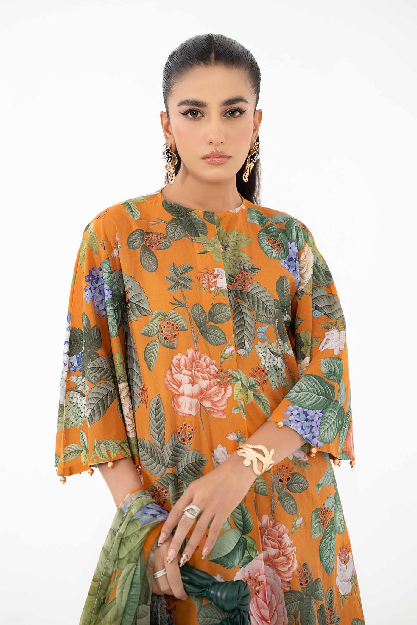 3 Piece Printed Lawn Suit | MPS-2210-B