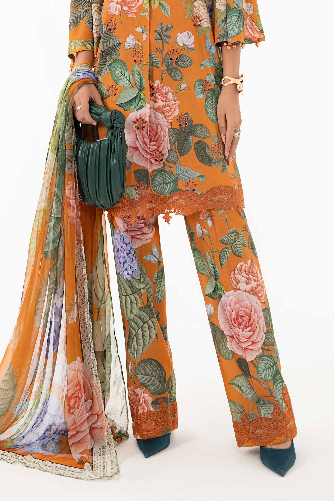 3 Piece Printed Lawn Suit | MPS-2210-B