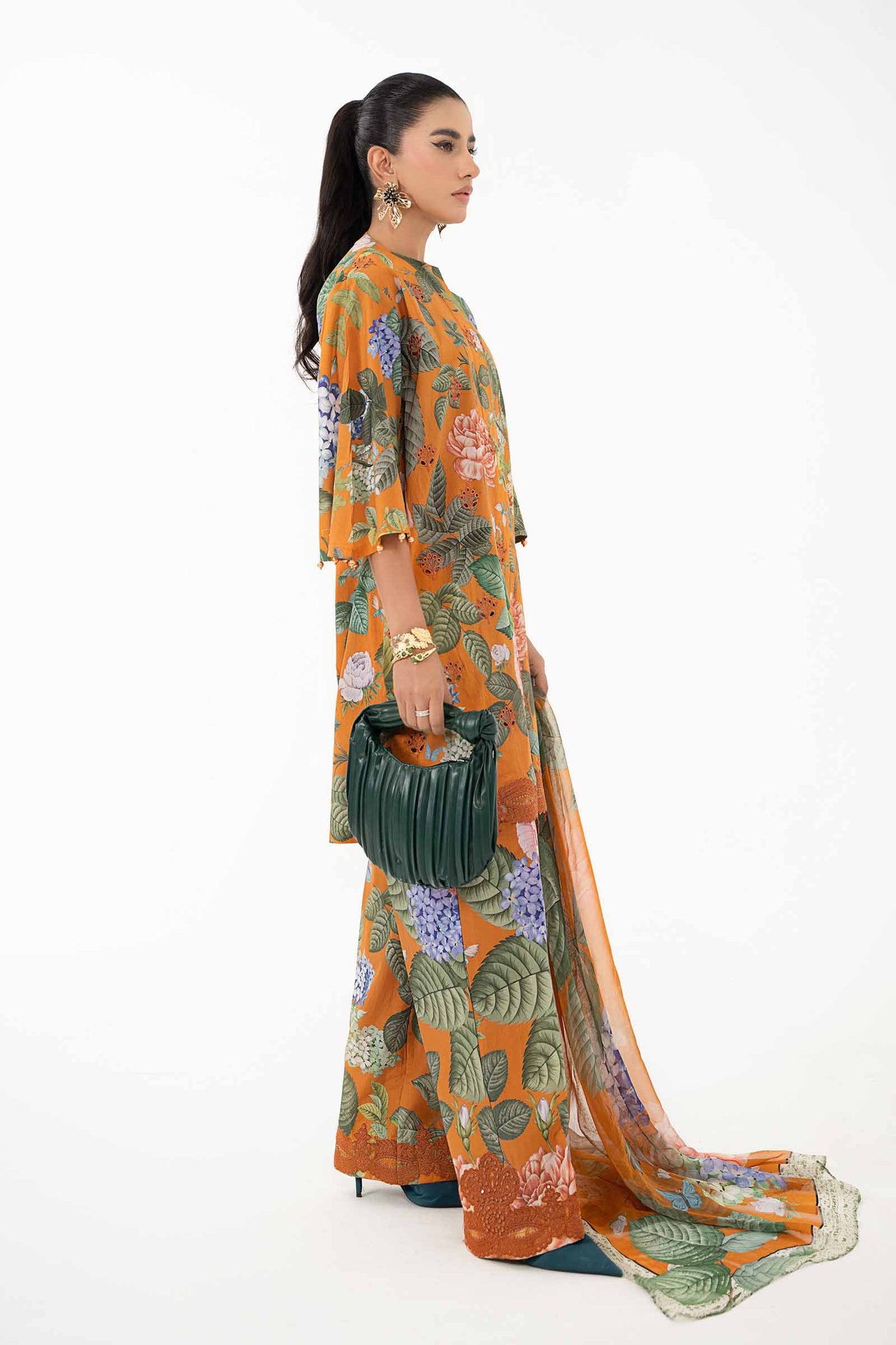 3 Piece Printed Lawn Suit | MPS-2210-B