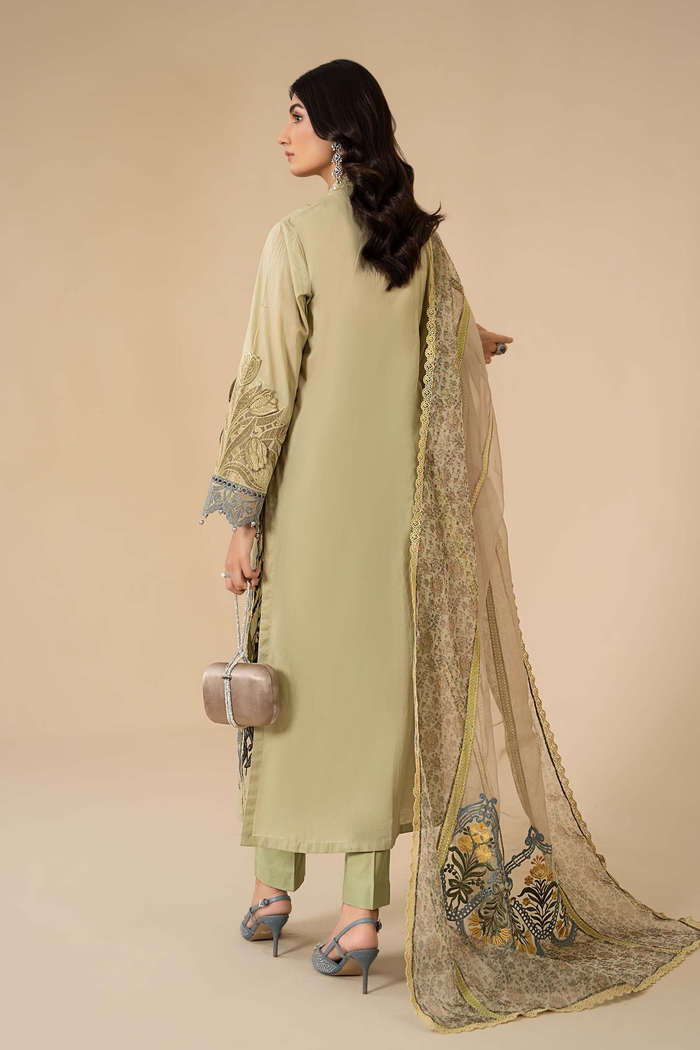 3 Piece Embroidered Lawn Suit | ELS-24-10