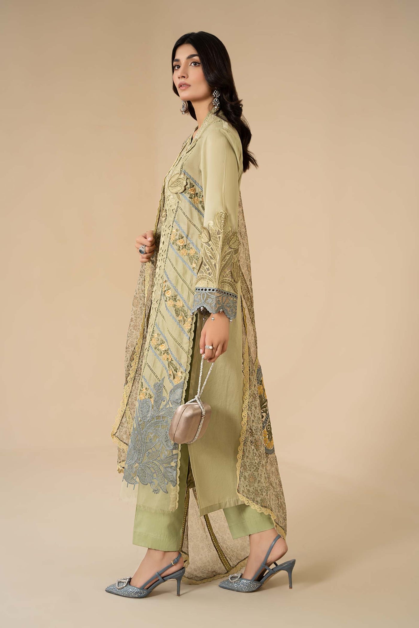 3 Piece Embroidered Lawn Suit | ELS-24-10