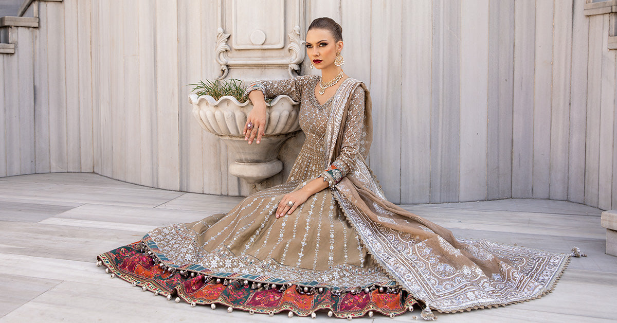 Unstitched Embroidered Cotton Satin Suit | CST-810