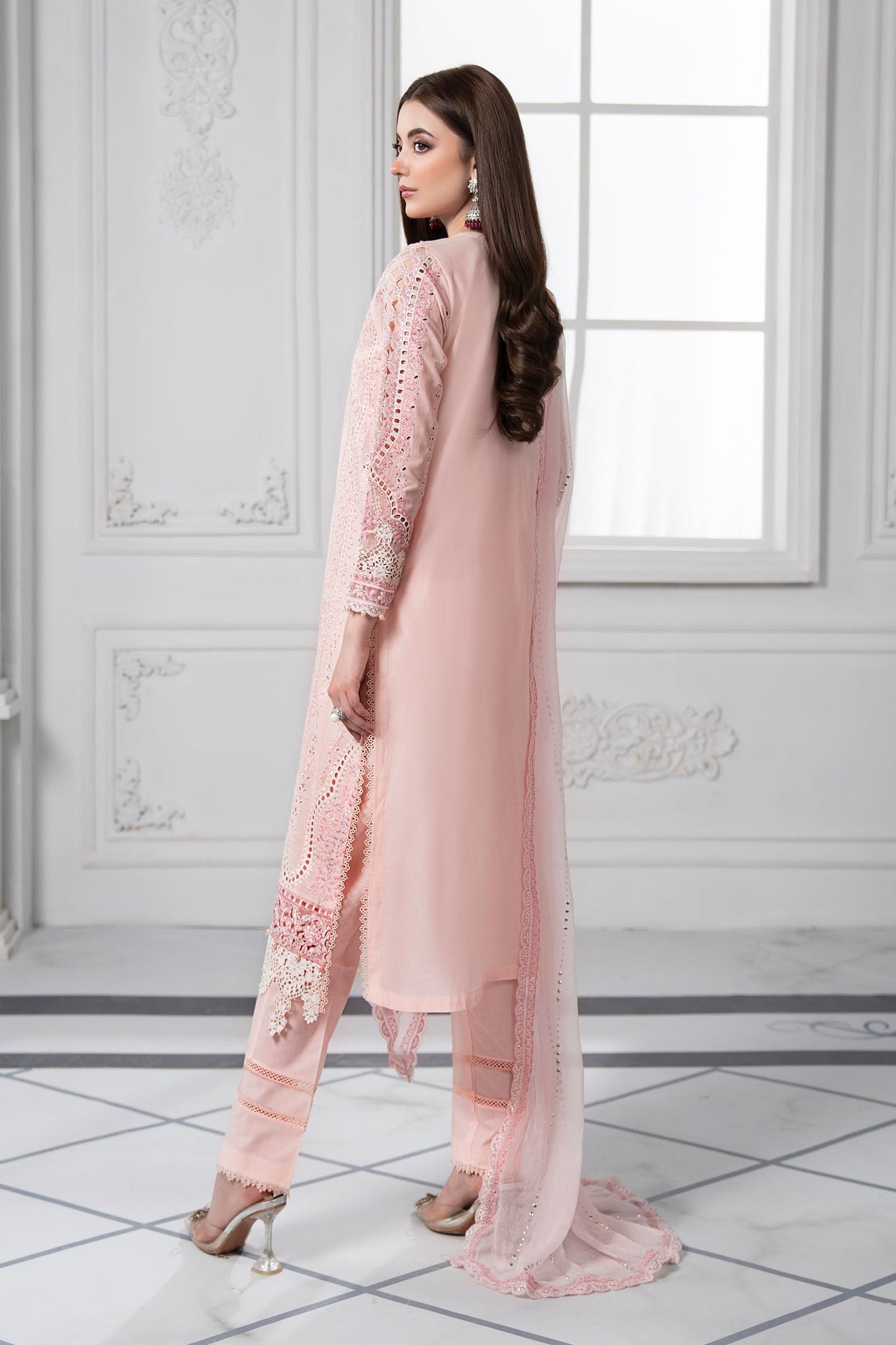 3 Piece Embroidered Lawn Suit | DS-2511-A