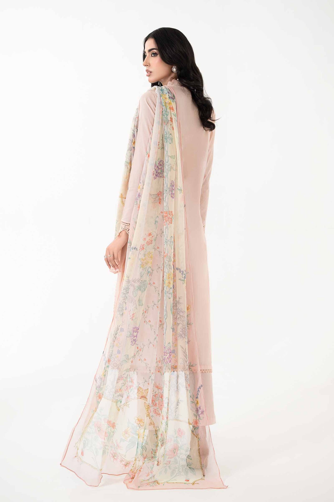 3 Piece Embroidered Lawn Suit | MPS-2203-B