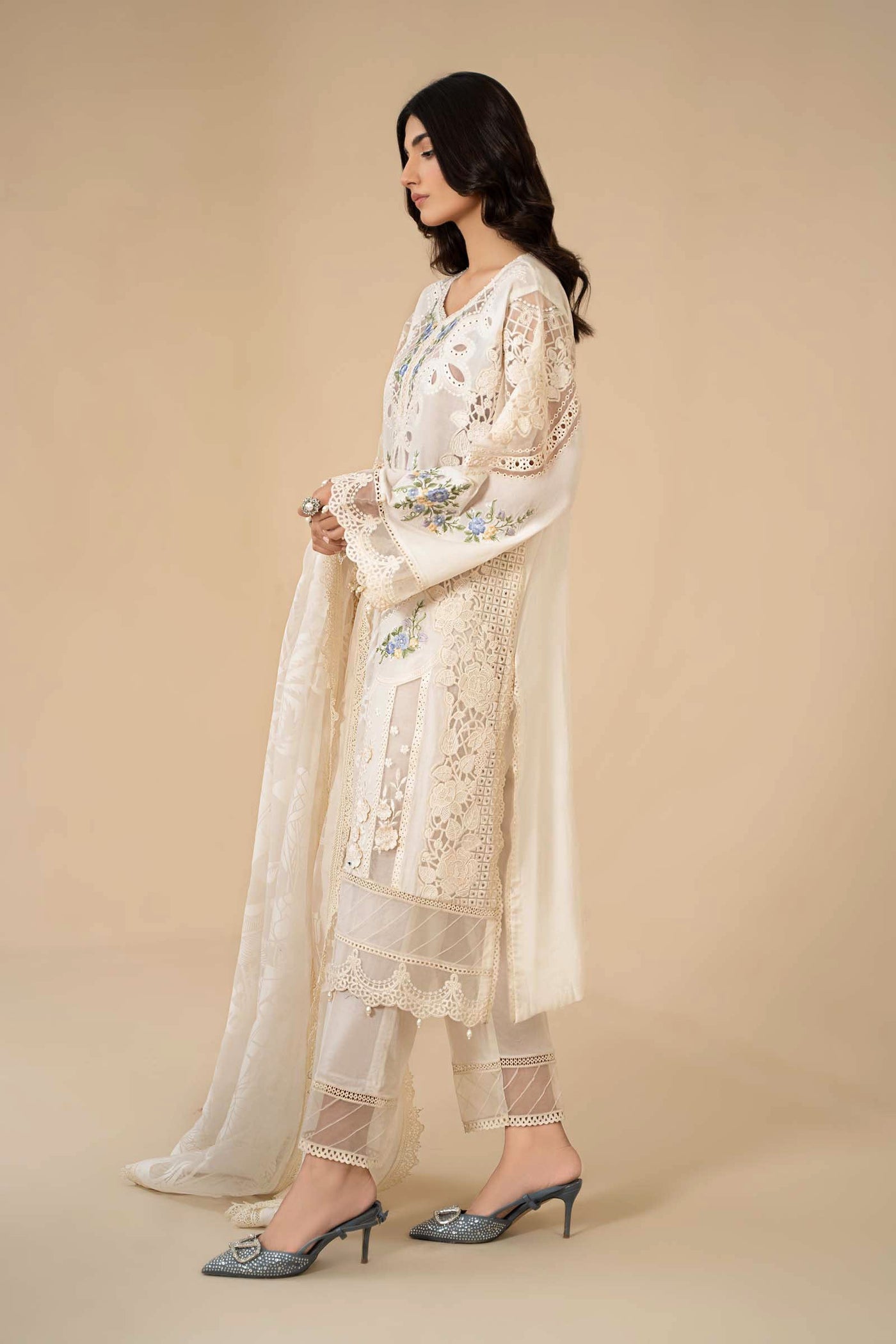 3 Piece Embroidered Lawn Suit | ELS-24-04