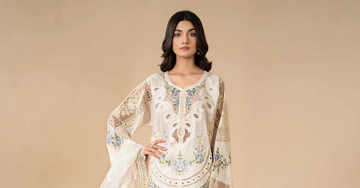 3 Piece Embroidered Lawn Suit | ELS-24-04