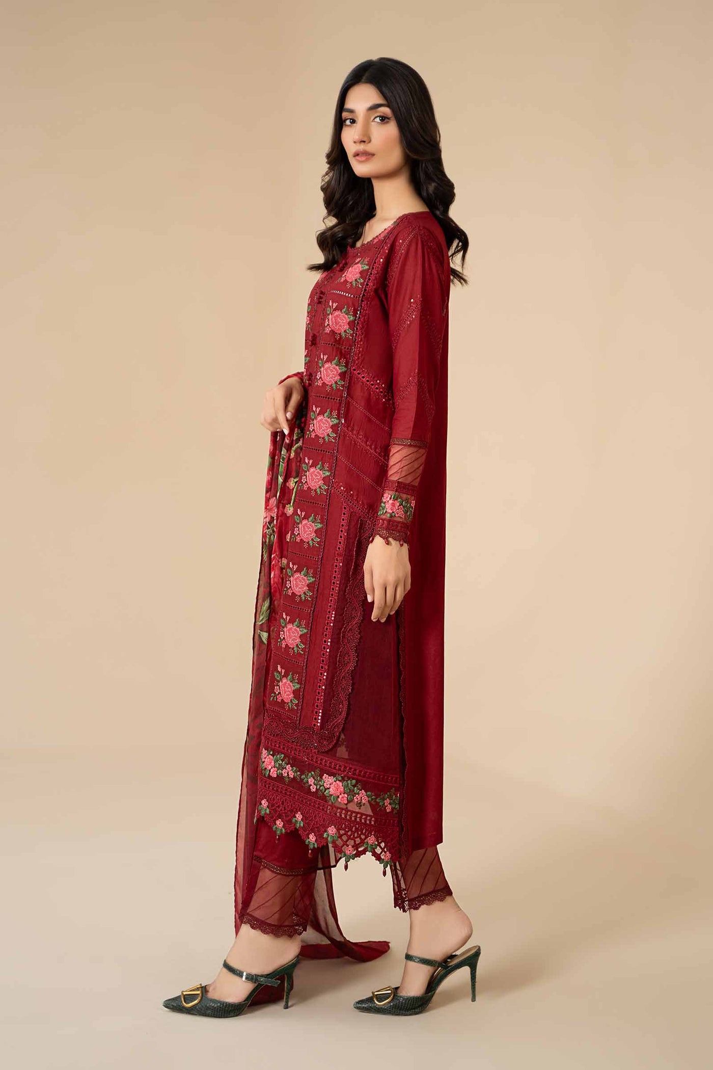 3 Piece Embroidered Lawn Suit | ELS-24-05