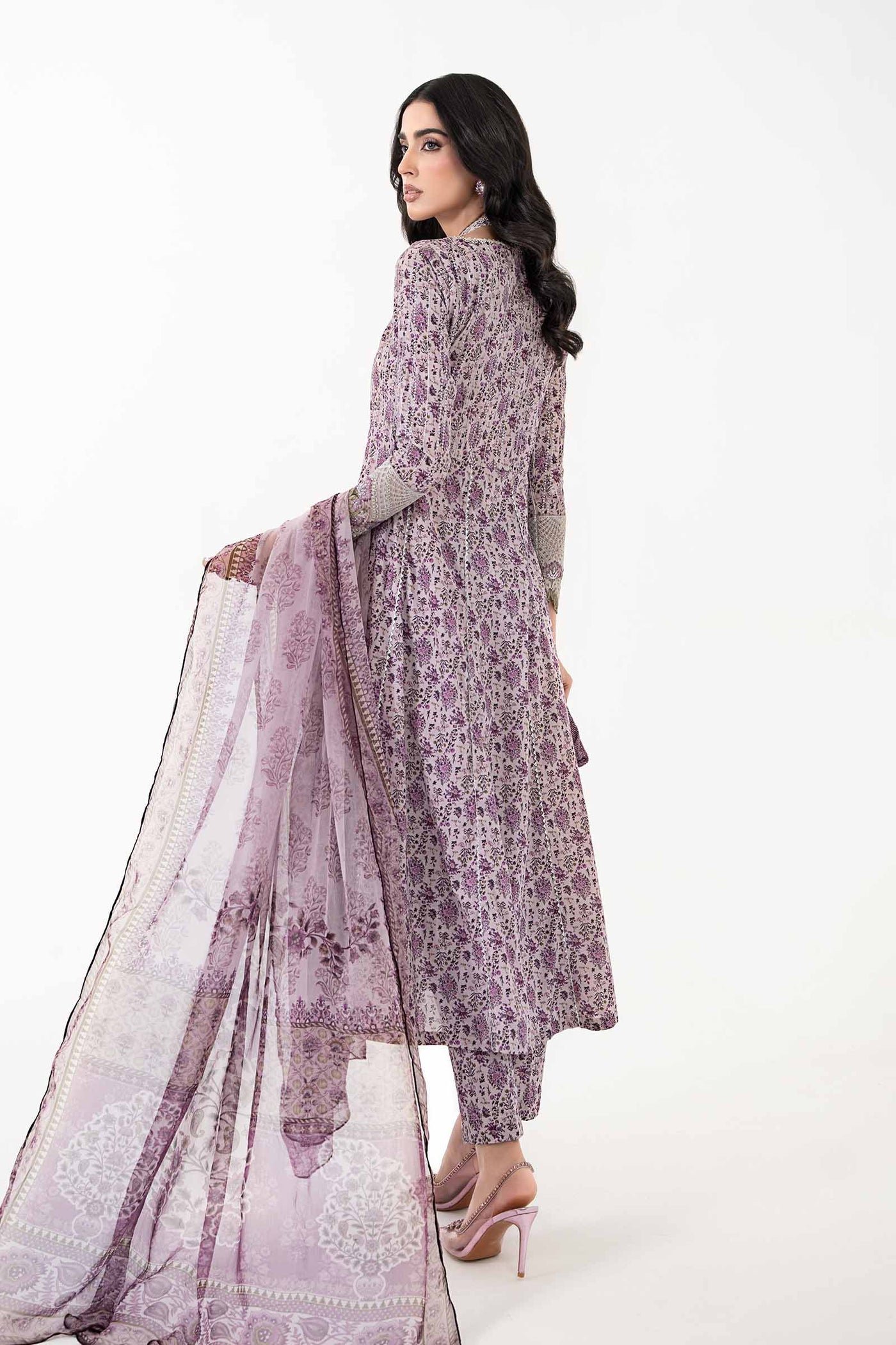 3 Piece Printed Lawn Suit | MPS-2207-B