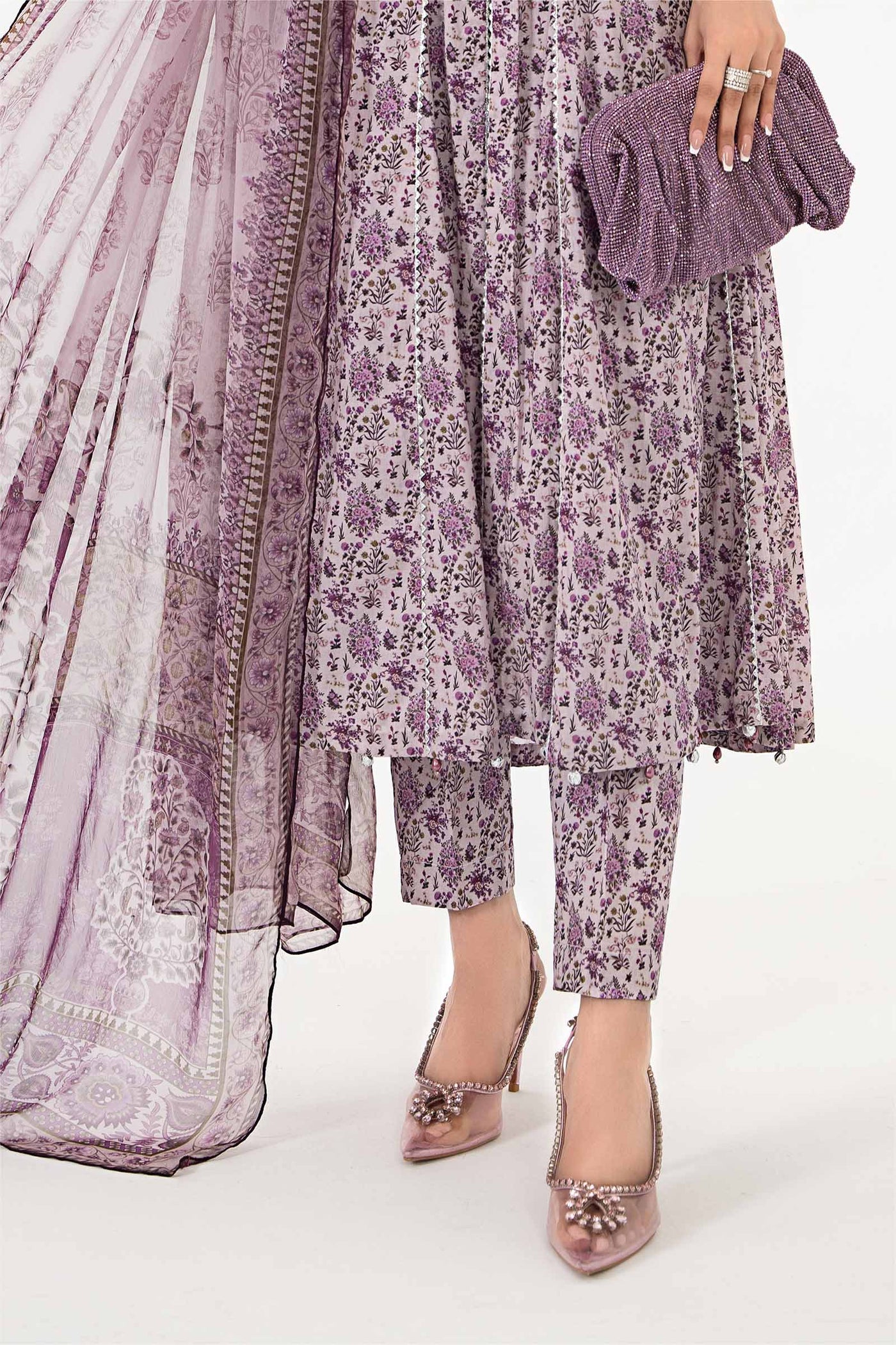 3 Piece Printed Lawn Suit | MPS-2207-B