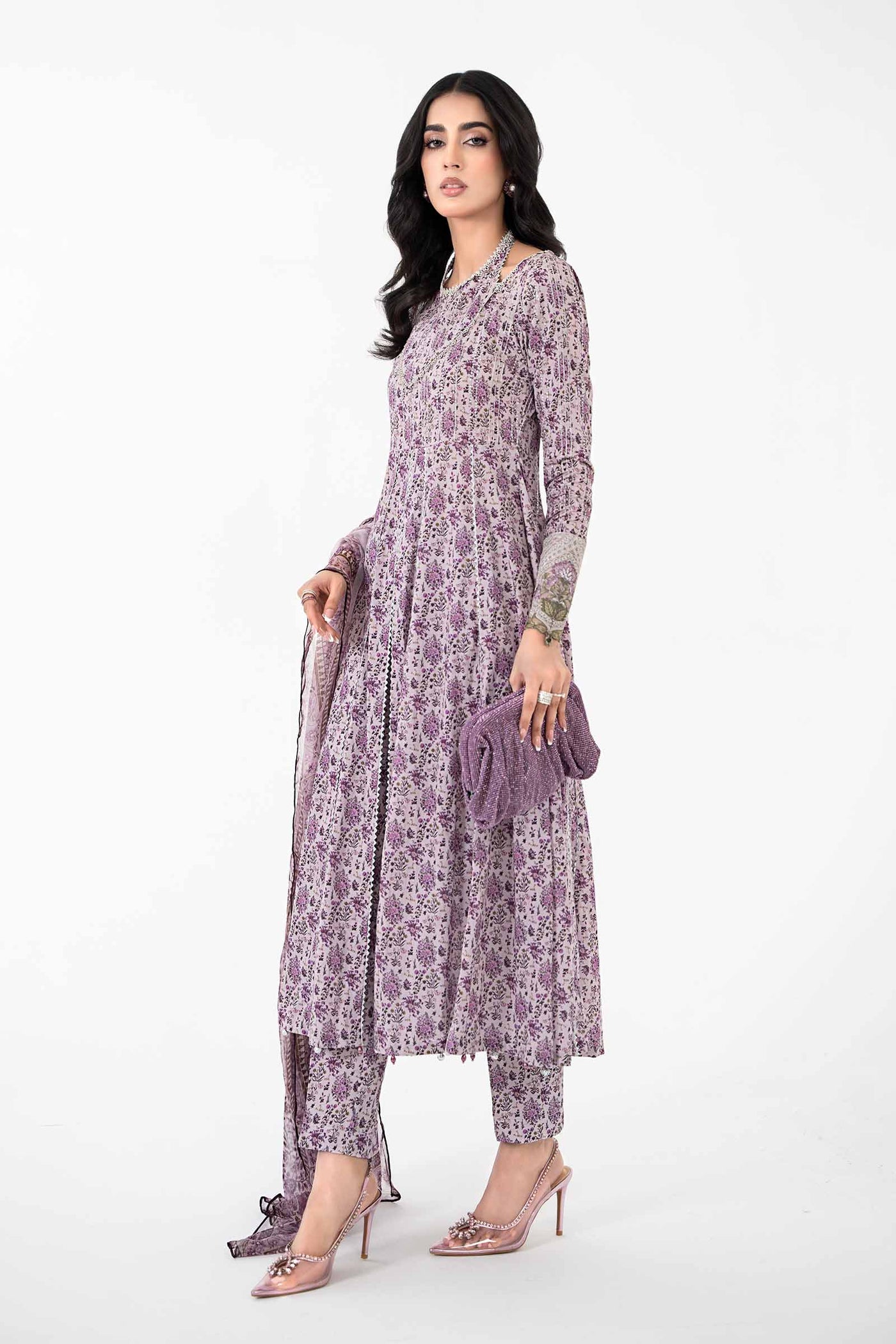 3 Piece Printed Lawn Suit | MPS-2207-B