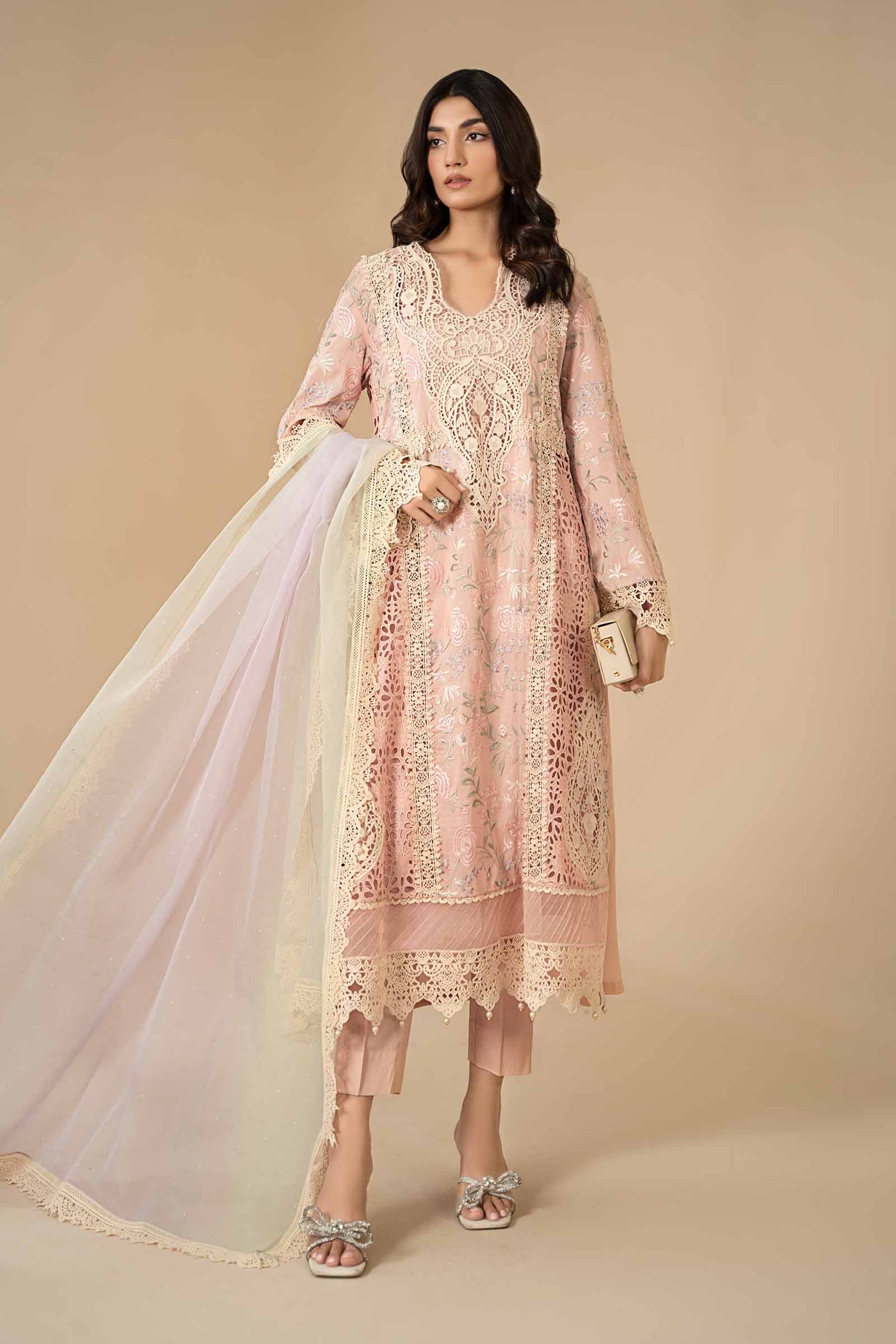 3 Piece Embroidered Lawn Suit | ELS-24-07