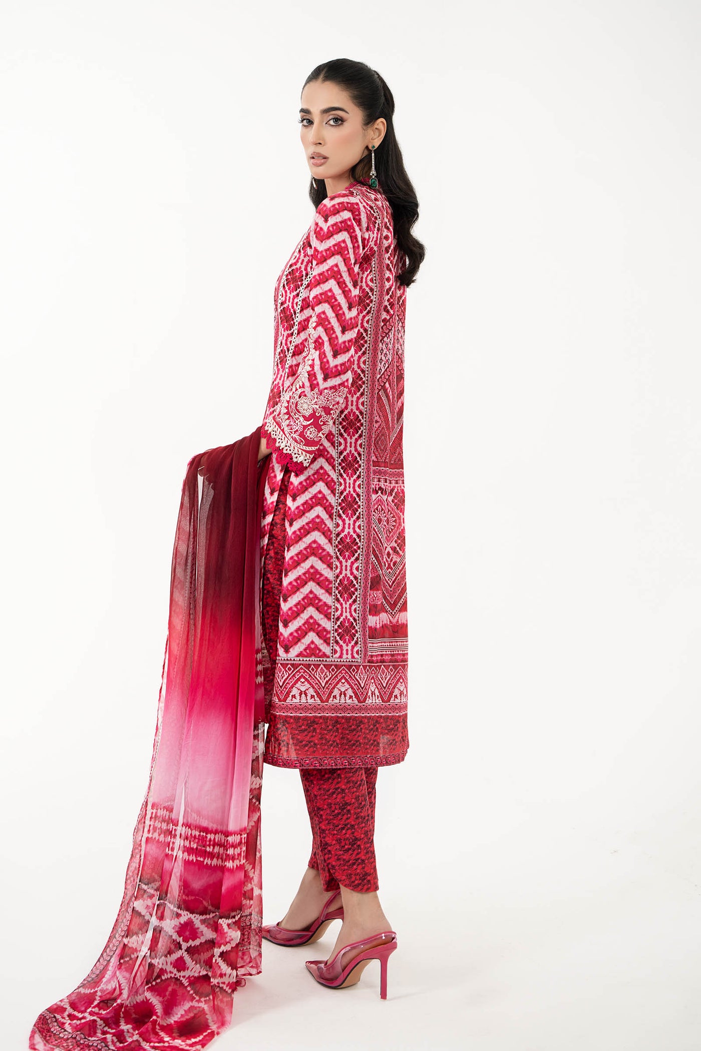 3 Piece Printed Lawn Suit | MPS-2208-A