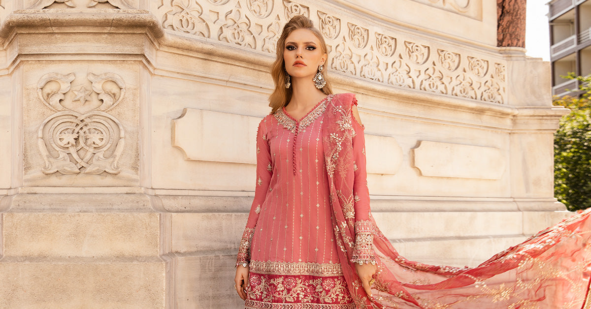 Unstitched Embroidered Cotton Satin Suit | CST-809