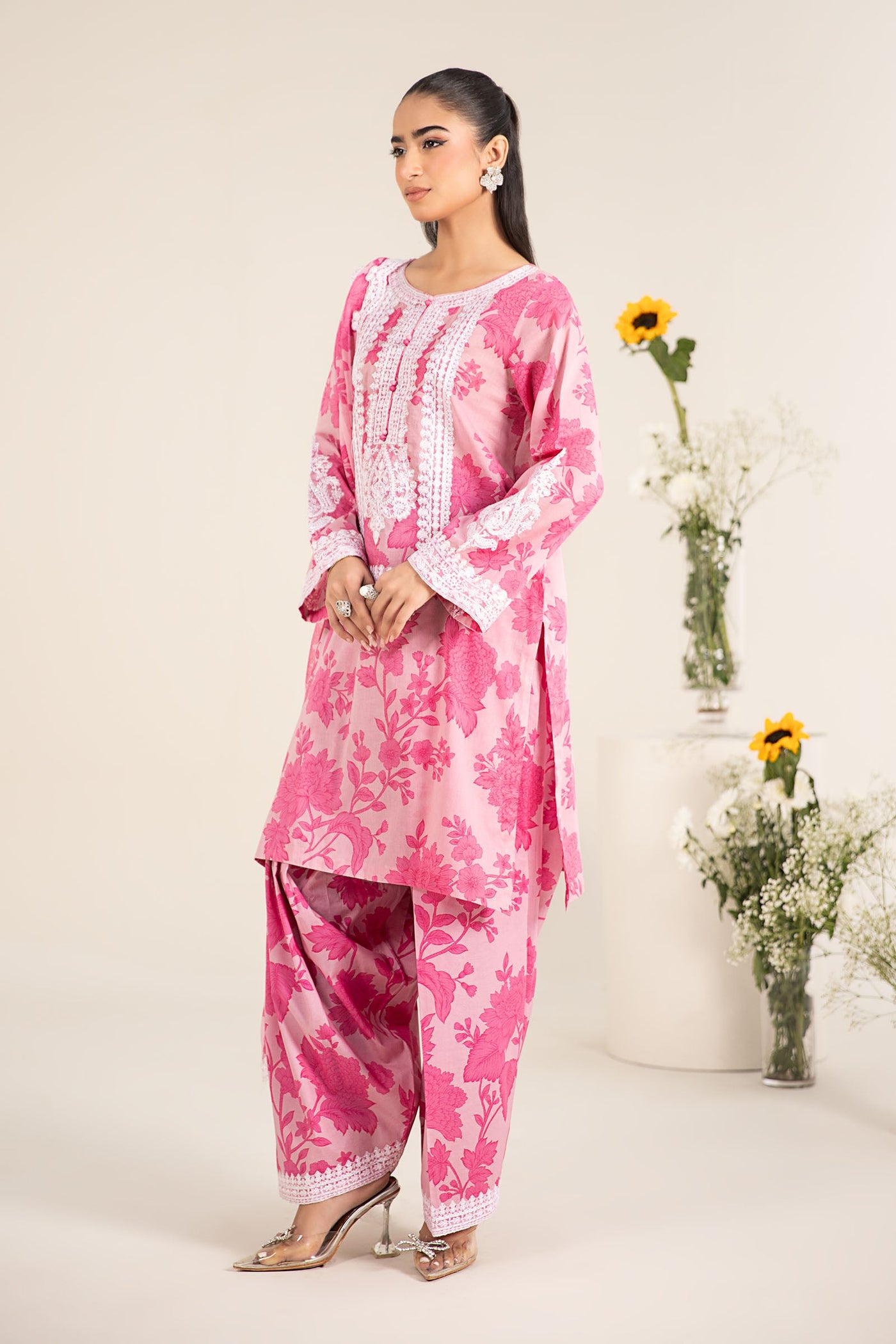 3 Piece Printed Lawn Suit | DW-EF25-124