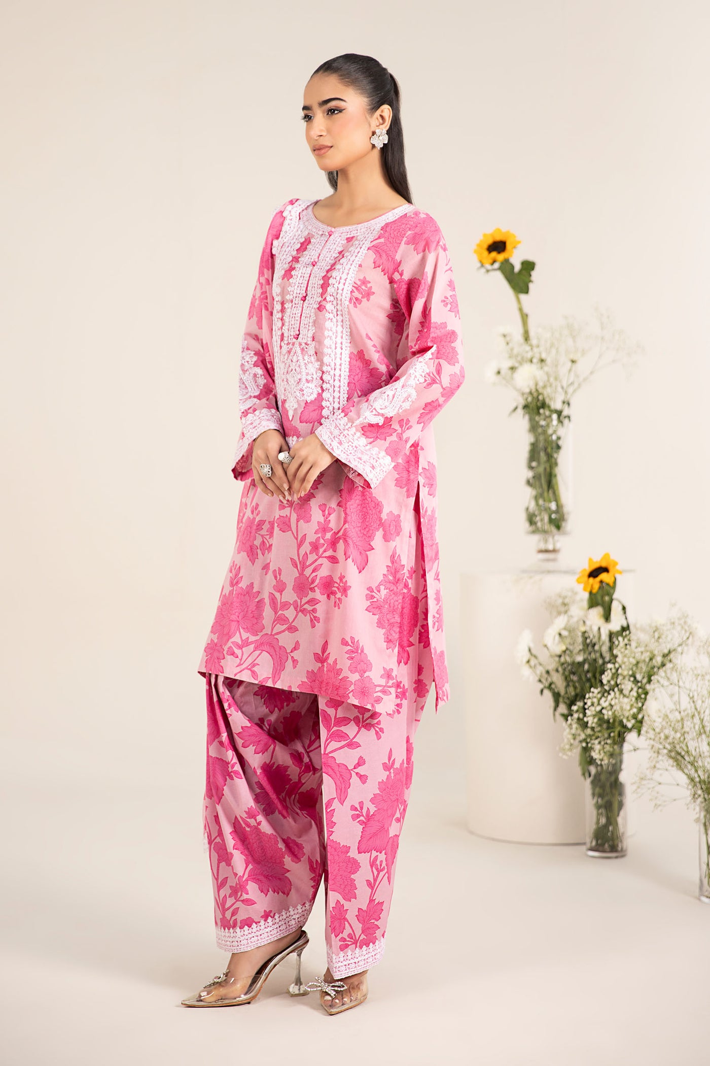 3 Piece Printed Lawn Suit | DW-EF25-124