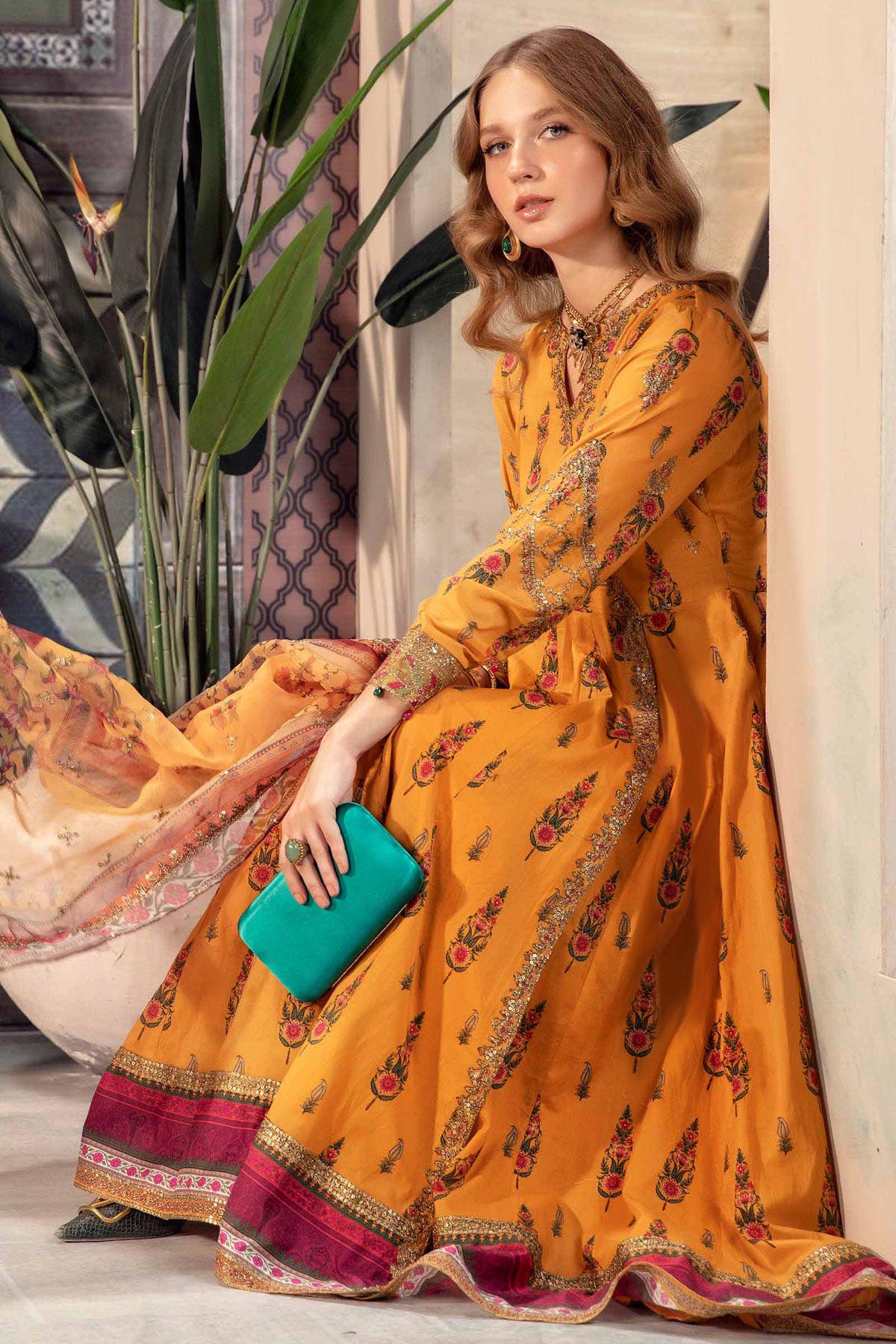 3 Piece Printed Lawn Suit | DW-PF24-03