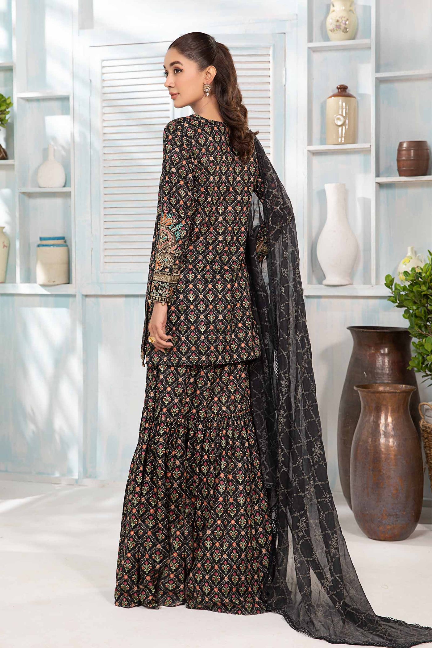 3 Piece Printed Lawn Suit | DW-EA24-71