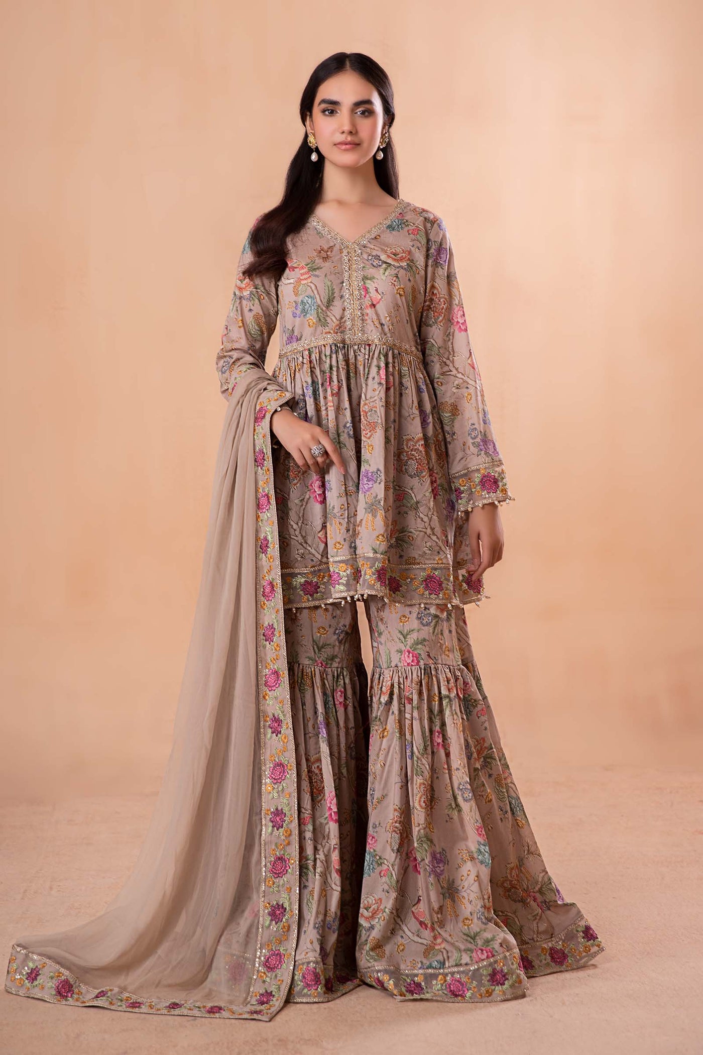 3 Piece Printed Lawn Suit | DW-EA24-79