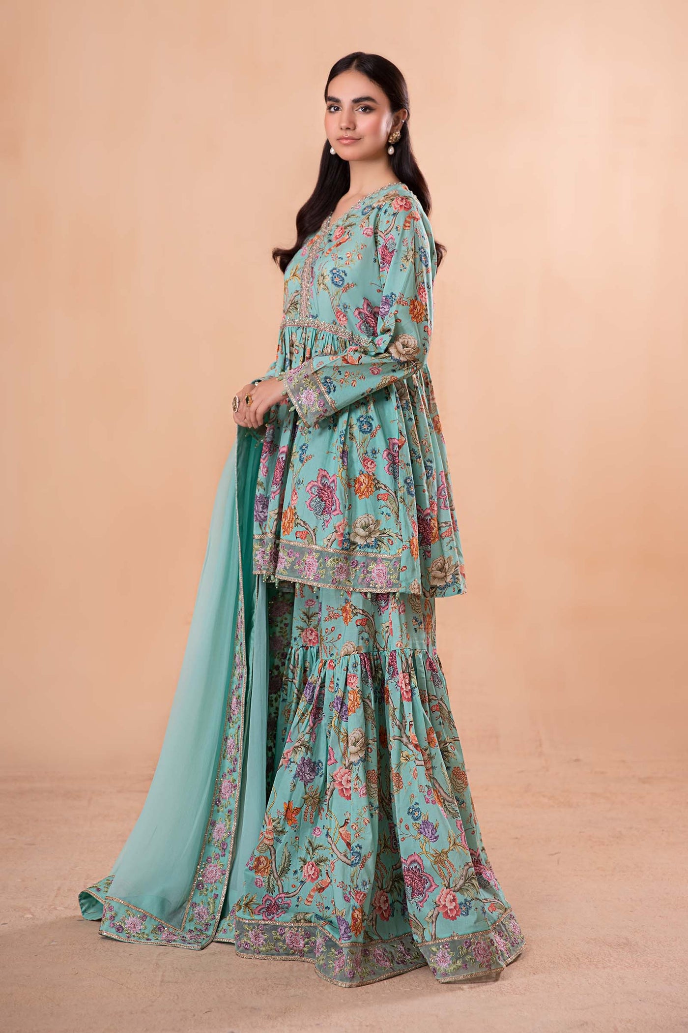 3 Piece Printed Lawn Suit | DW-EA24-79