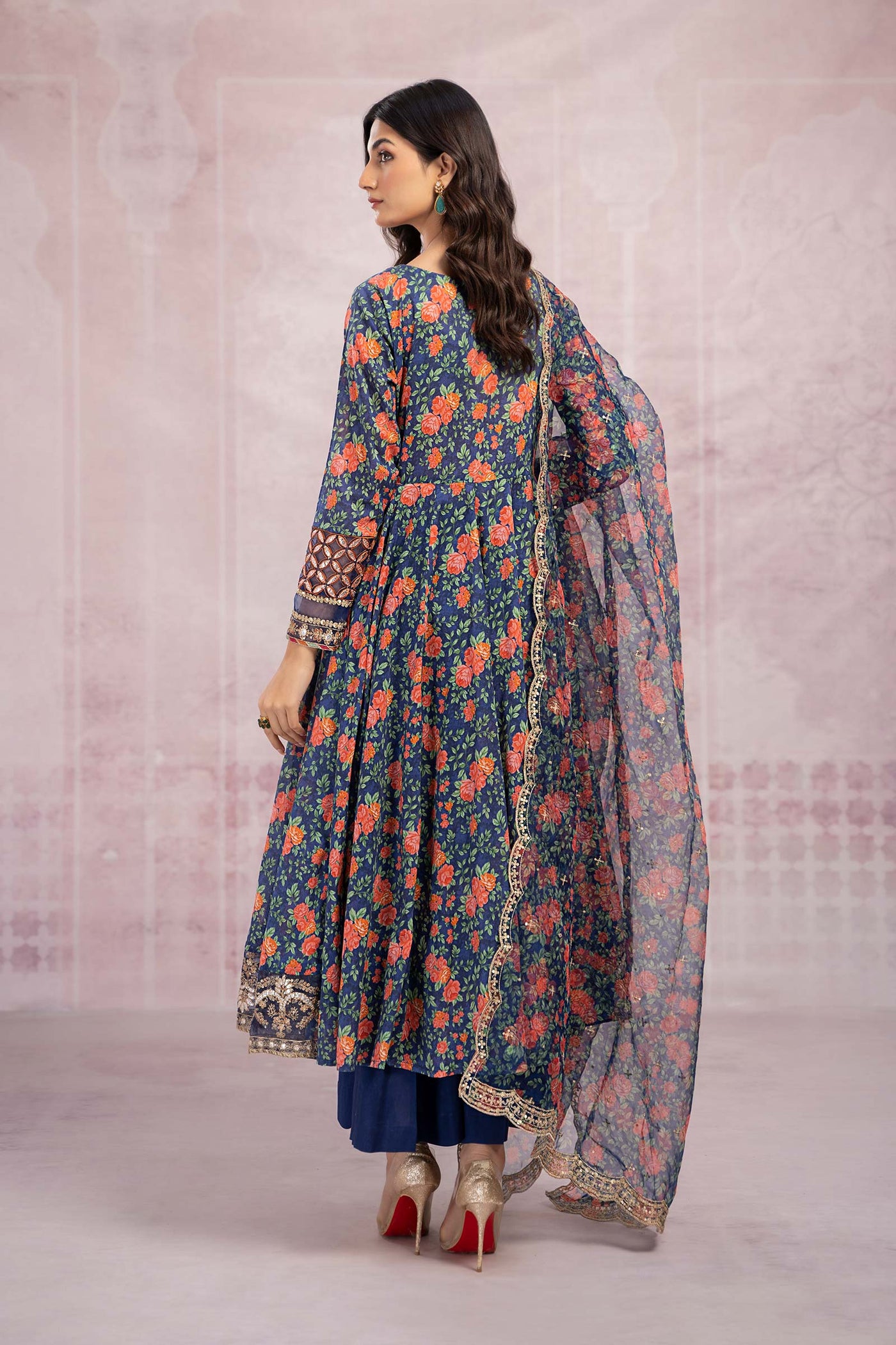 3 Piece Printed Lawn Suit | DW-EF23-47R1