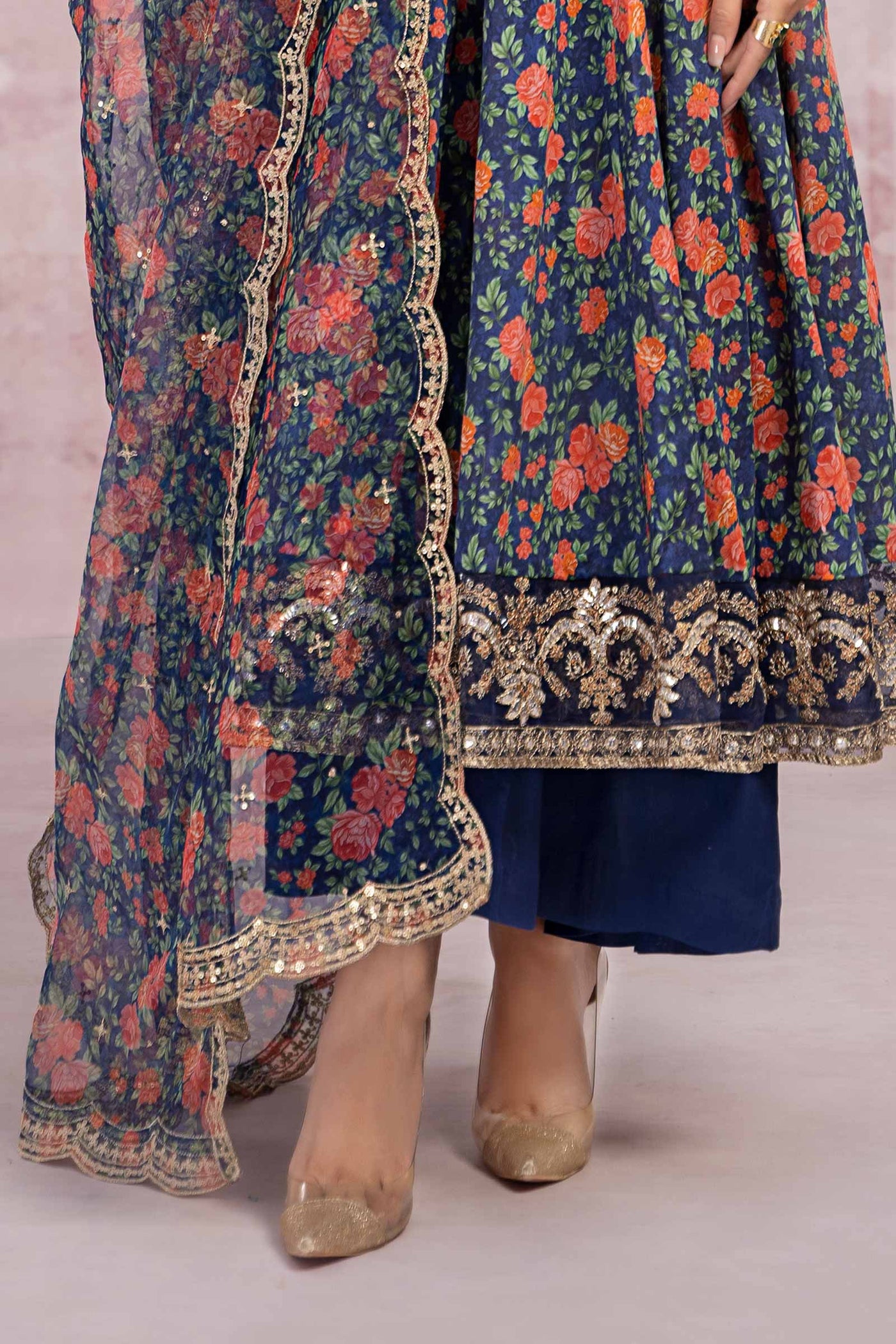 3 Piece Printed Lawn Suit | DW-EF23-47R1